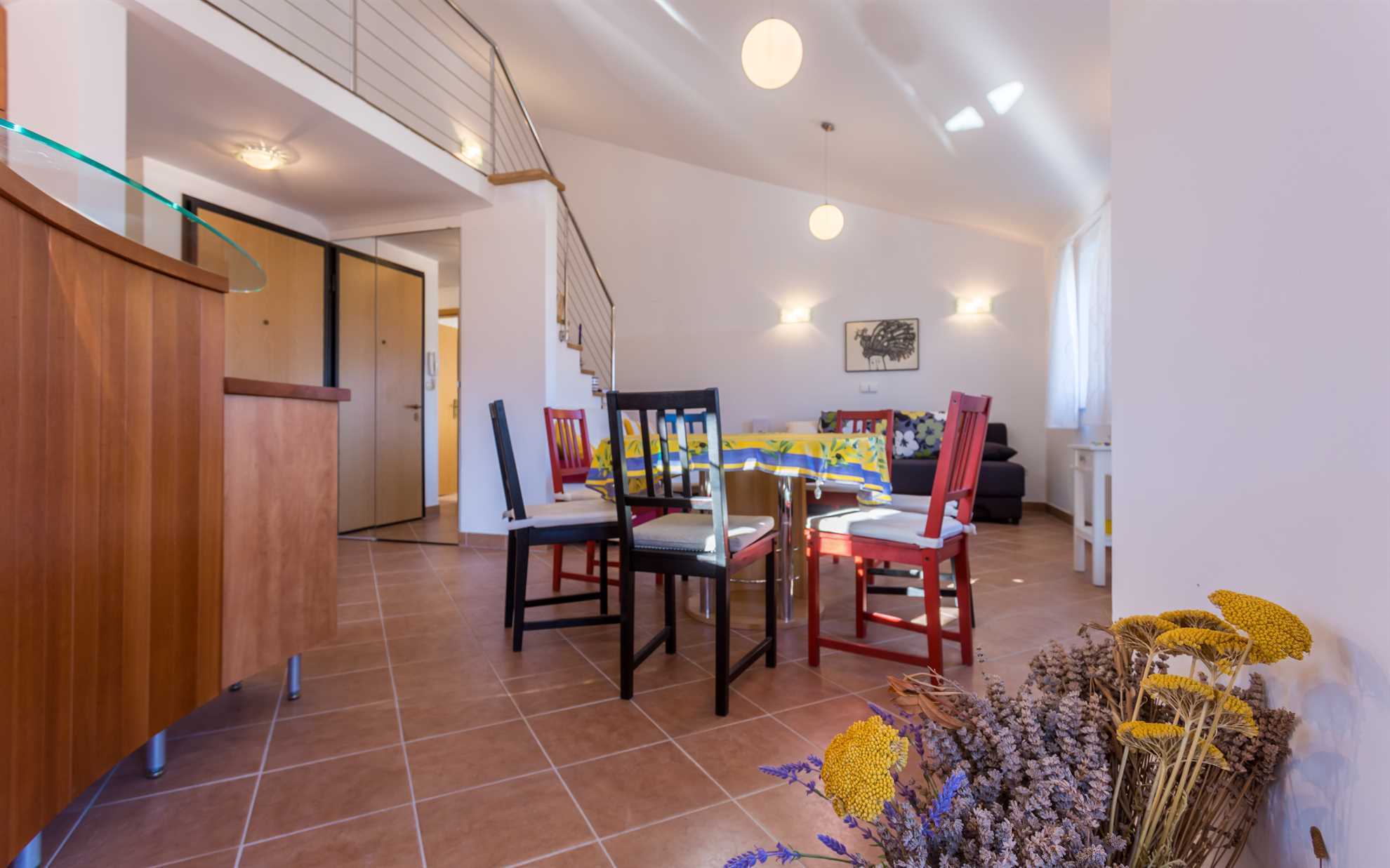 Holiday apartment Tinka in centre of Baska with seaview