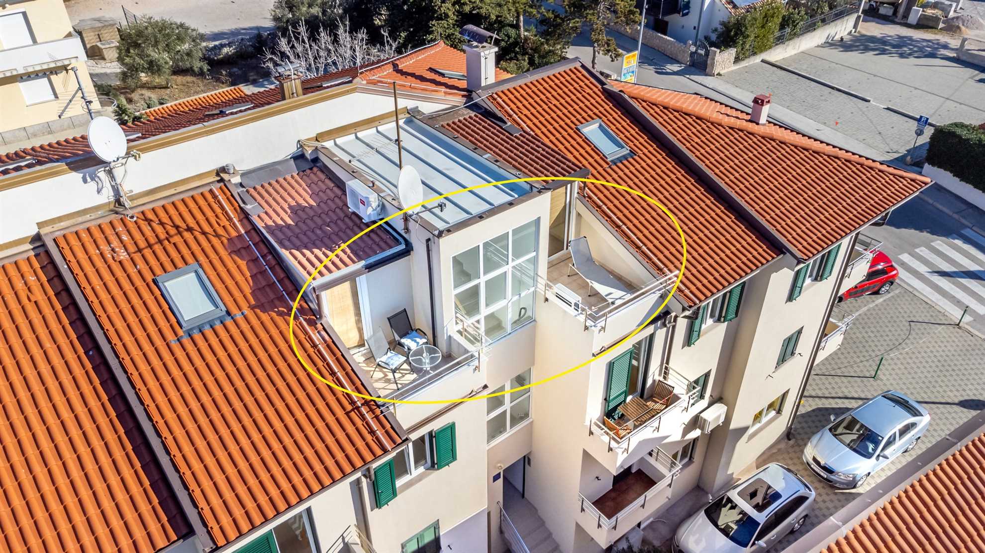 Apartment studio Bon Bon with sea view