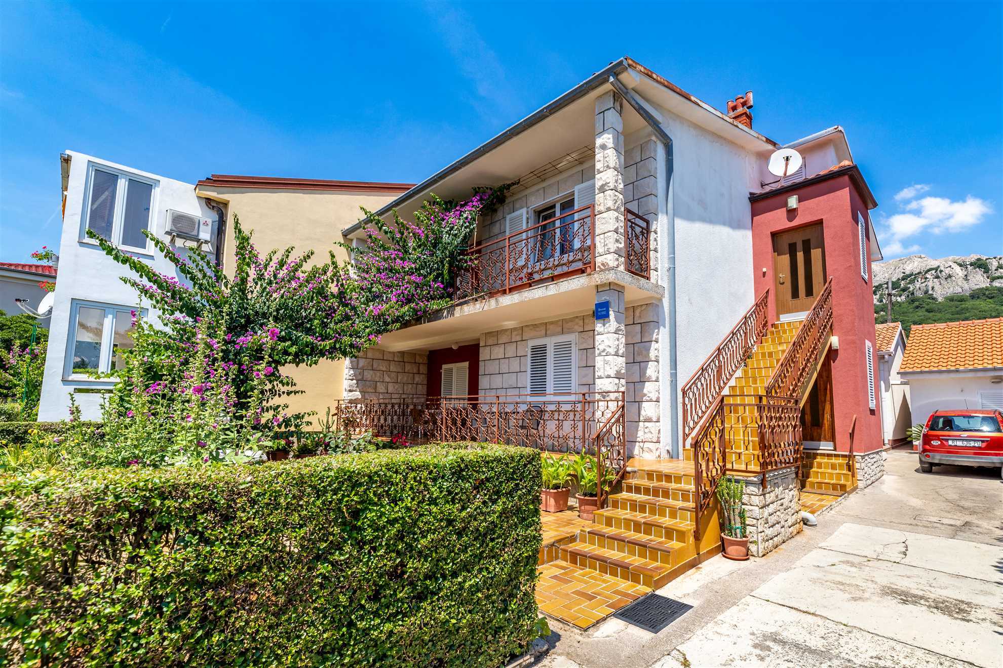 Sale Marija 1 Room - Baska, Krk for 2 guests with air condition & parking near the beach