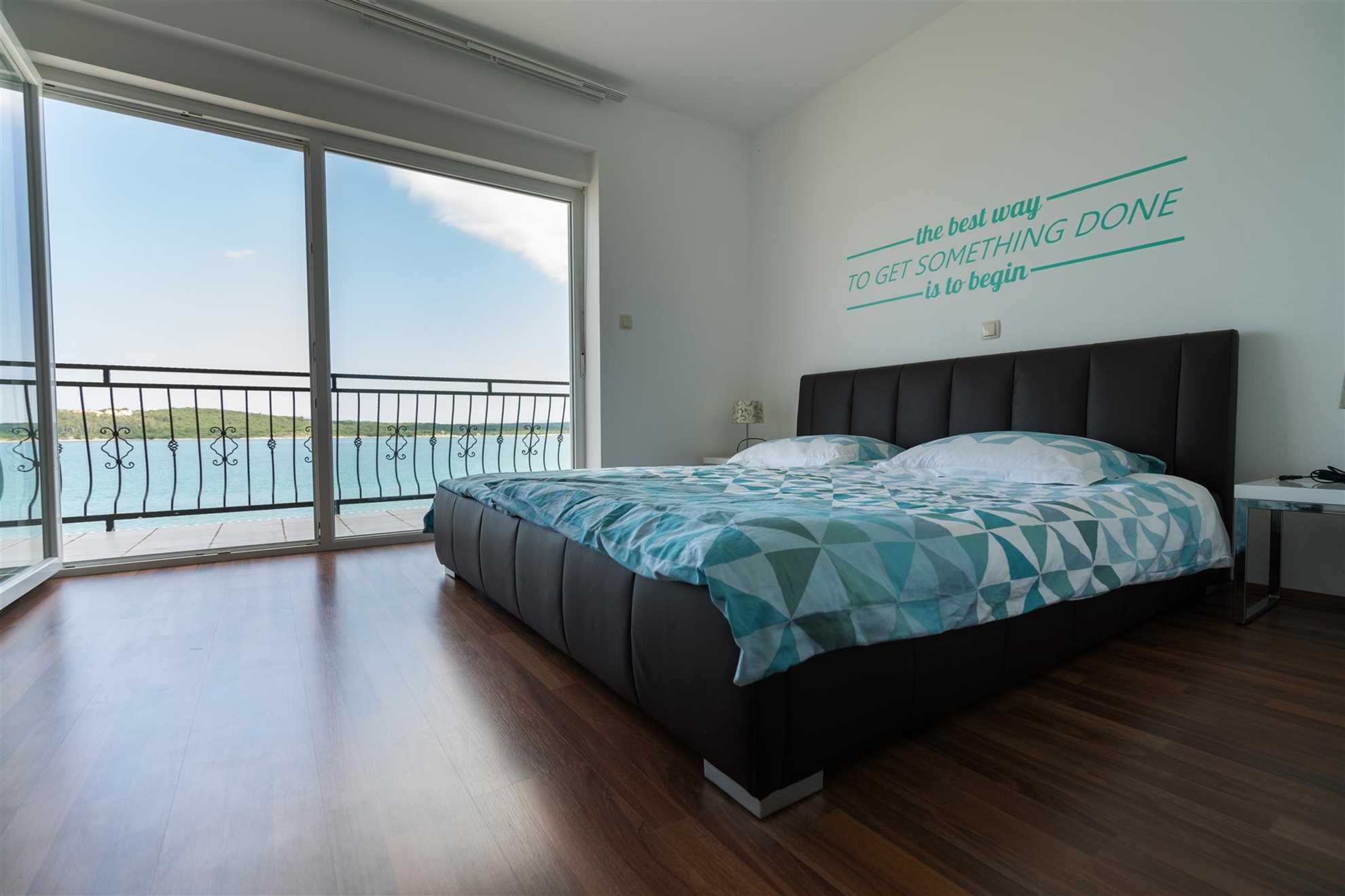 Seafront Villa Claudia with a panoramic Seaview and a swimming pool