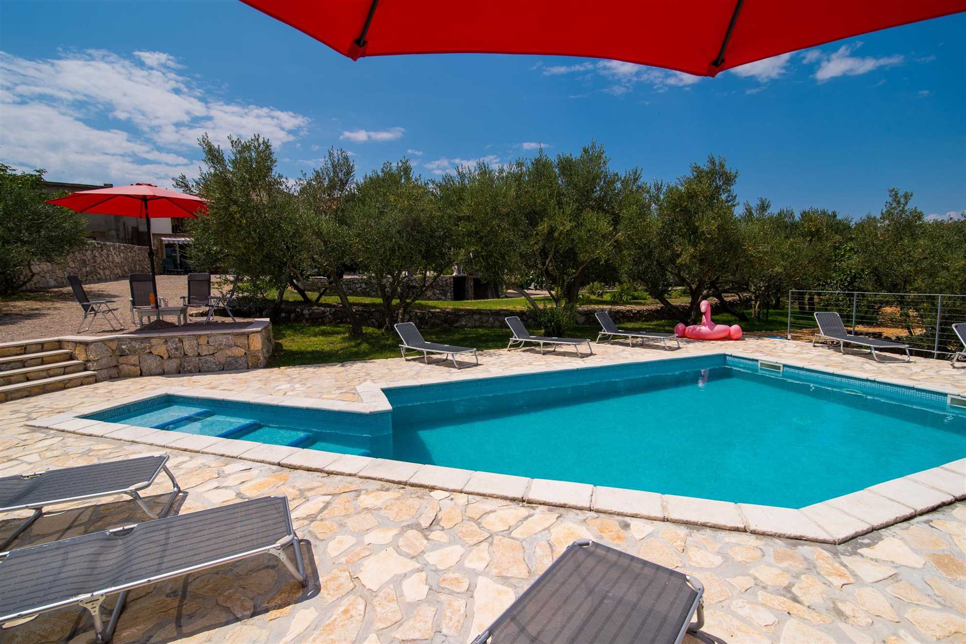 Holiday apartment Angelina with Seaview and swimming pool