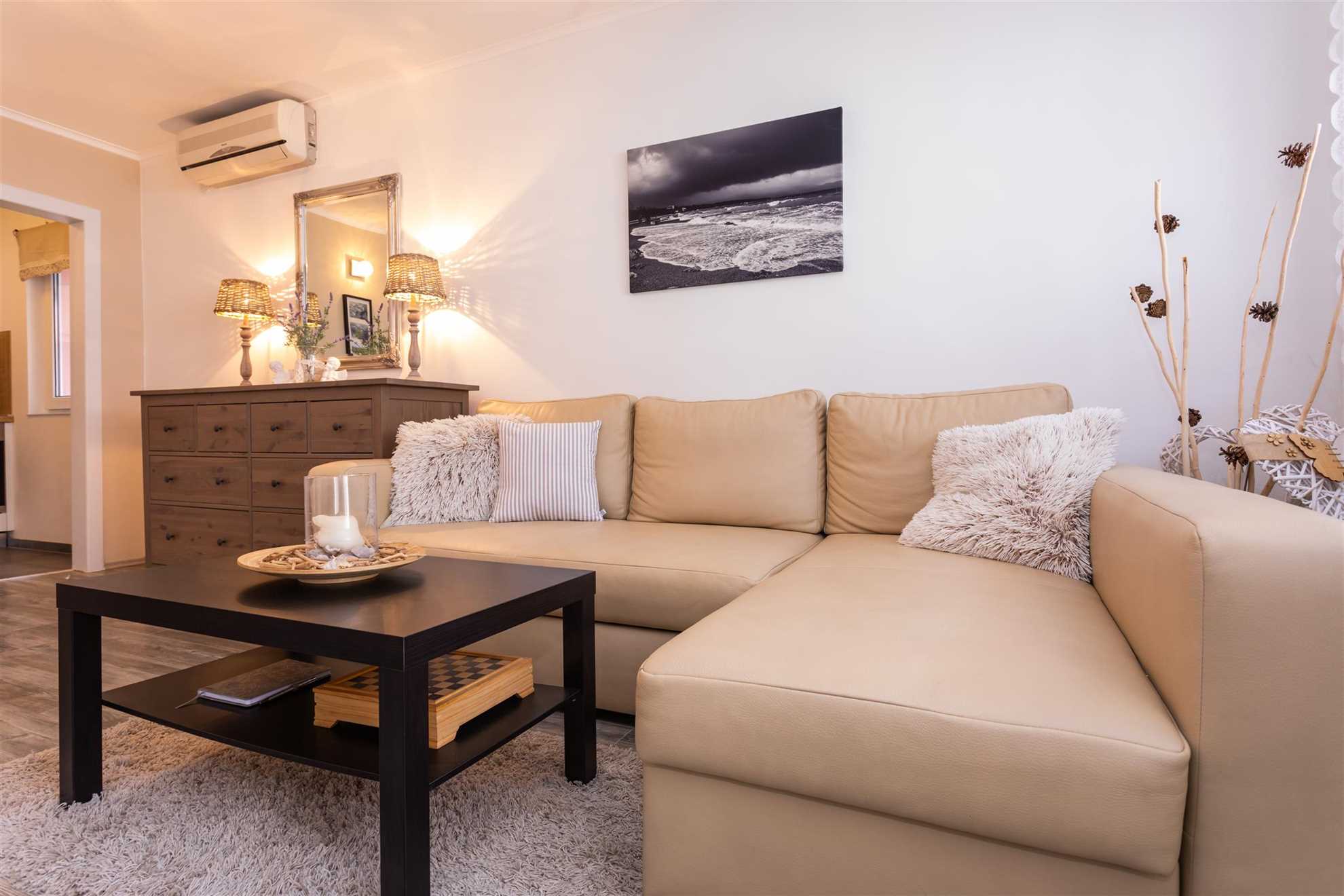 Seaside apartment with panoramic Seaview