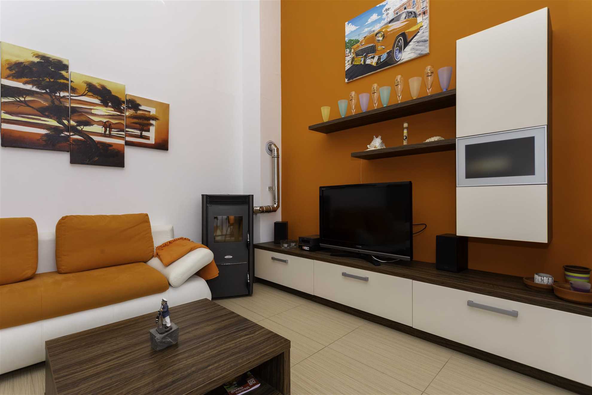 Ferienwohnung Soline mit Meerblick