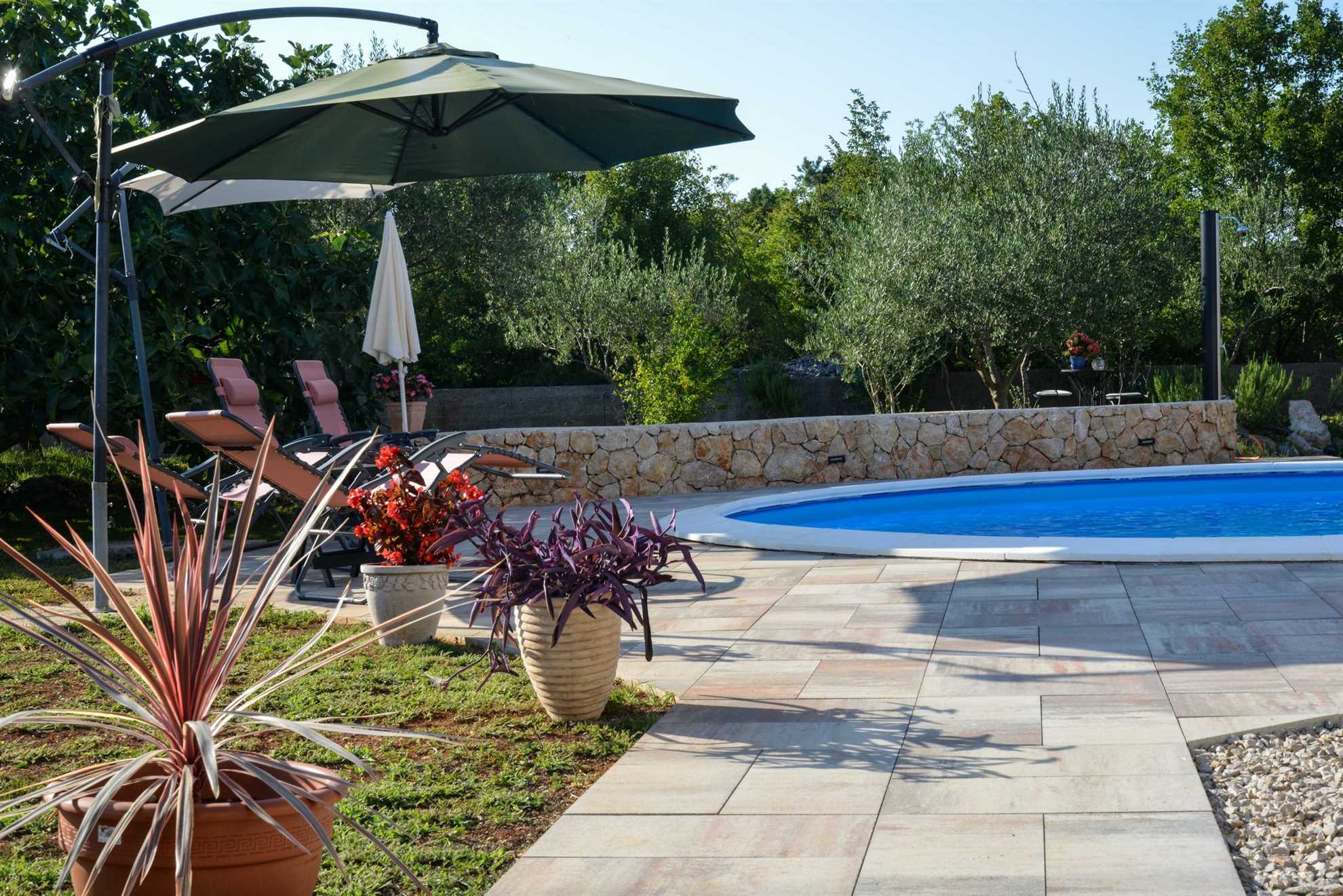 Apartma Villa Oliva z zasebnim bazenom