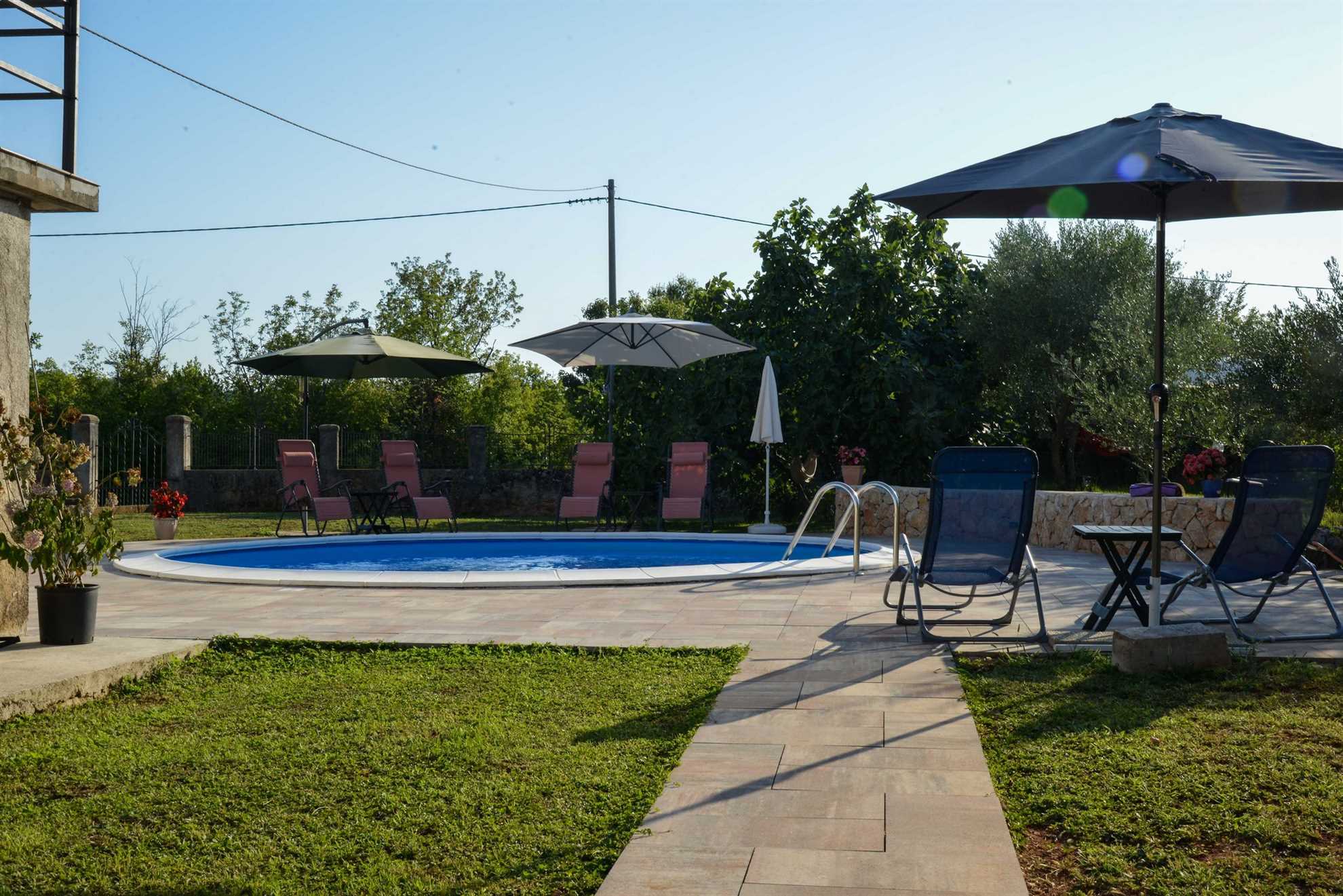 Apartma Villa Oliva z zasebnim bazenom