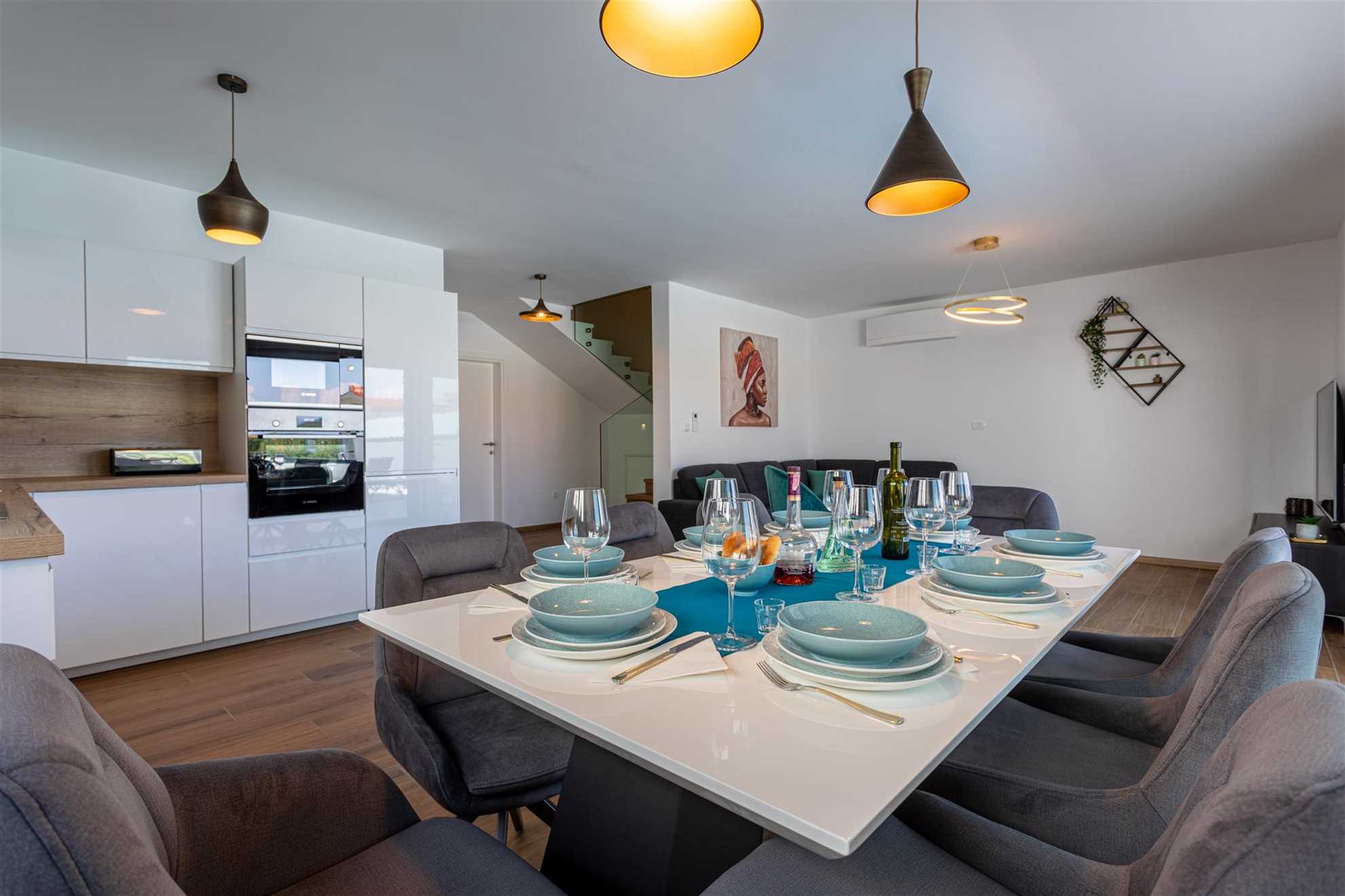 Villa Manhattan with heated pool and Seaview