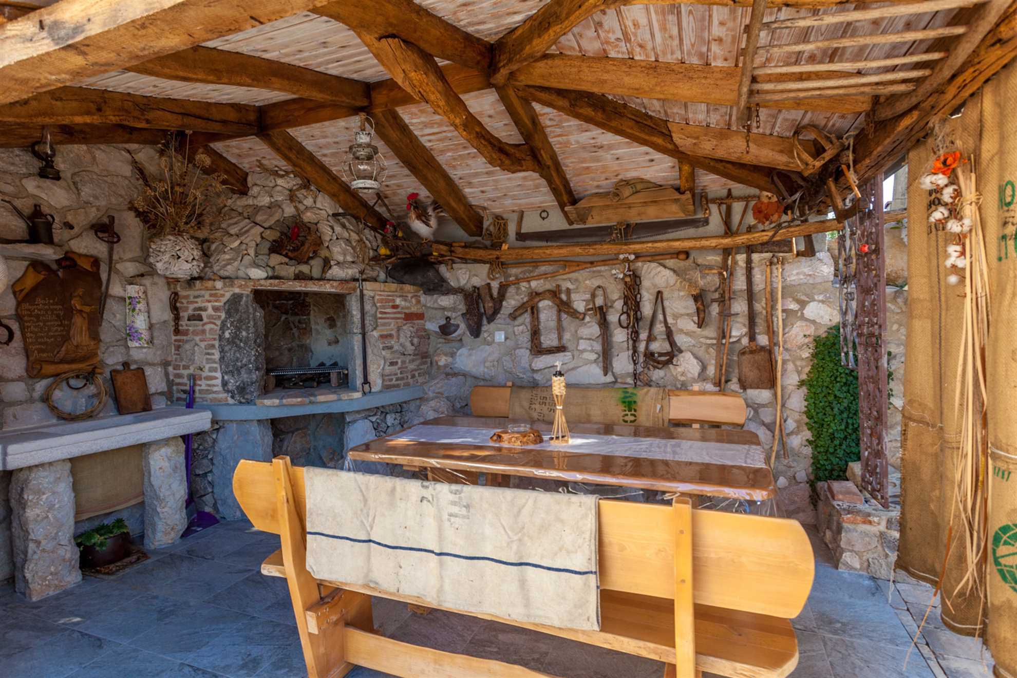 Rustic stone house Villa Dunatić with a private pool