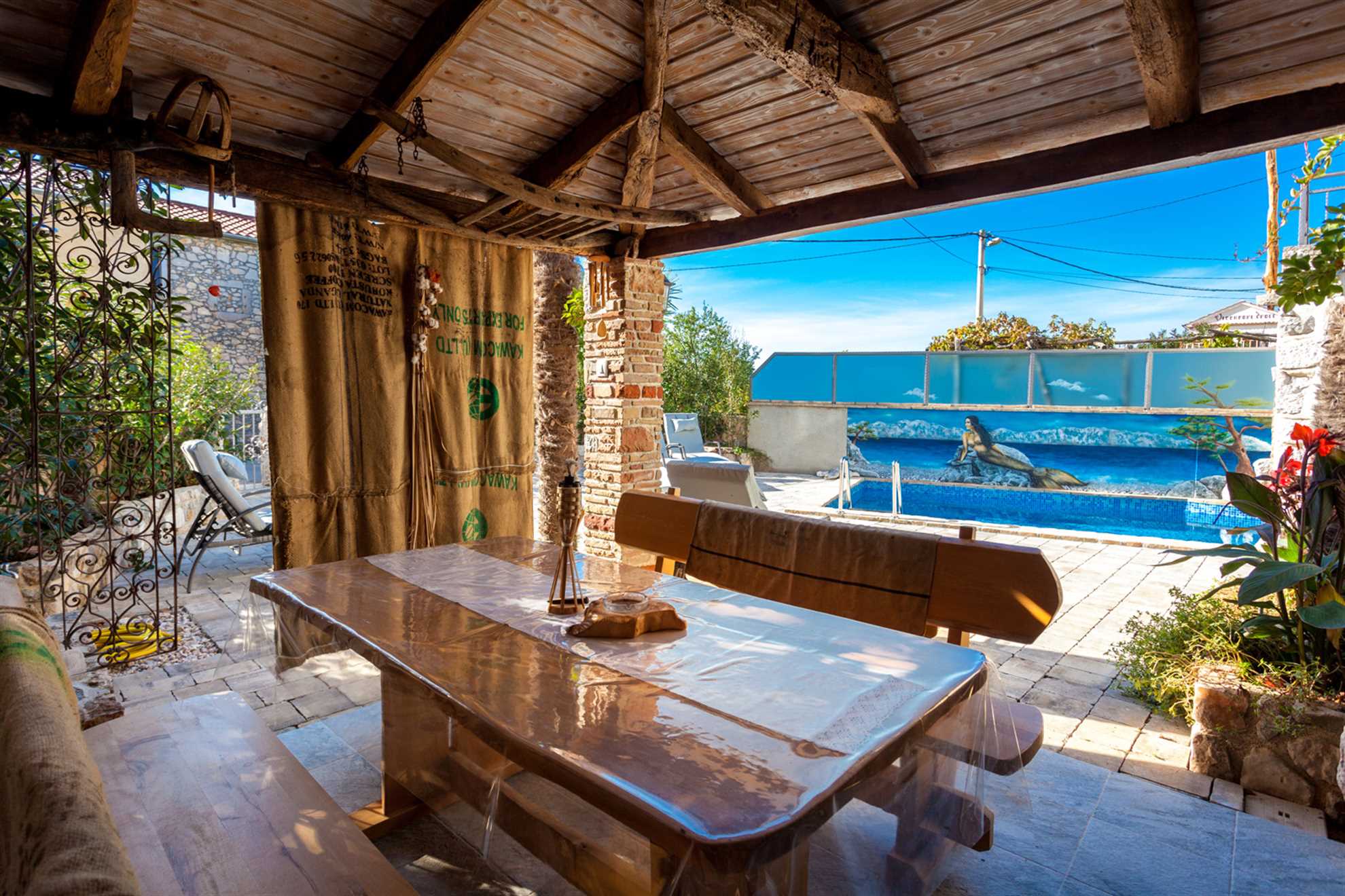 Rustic stone house Villa Dunatić with a private pool