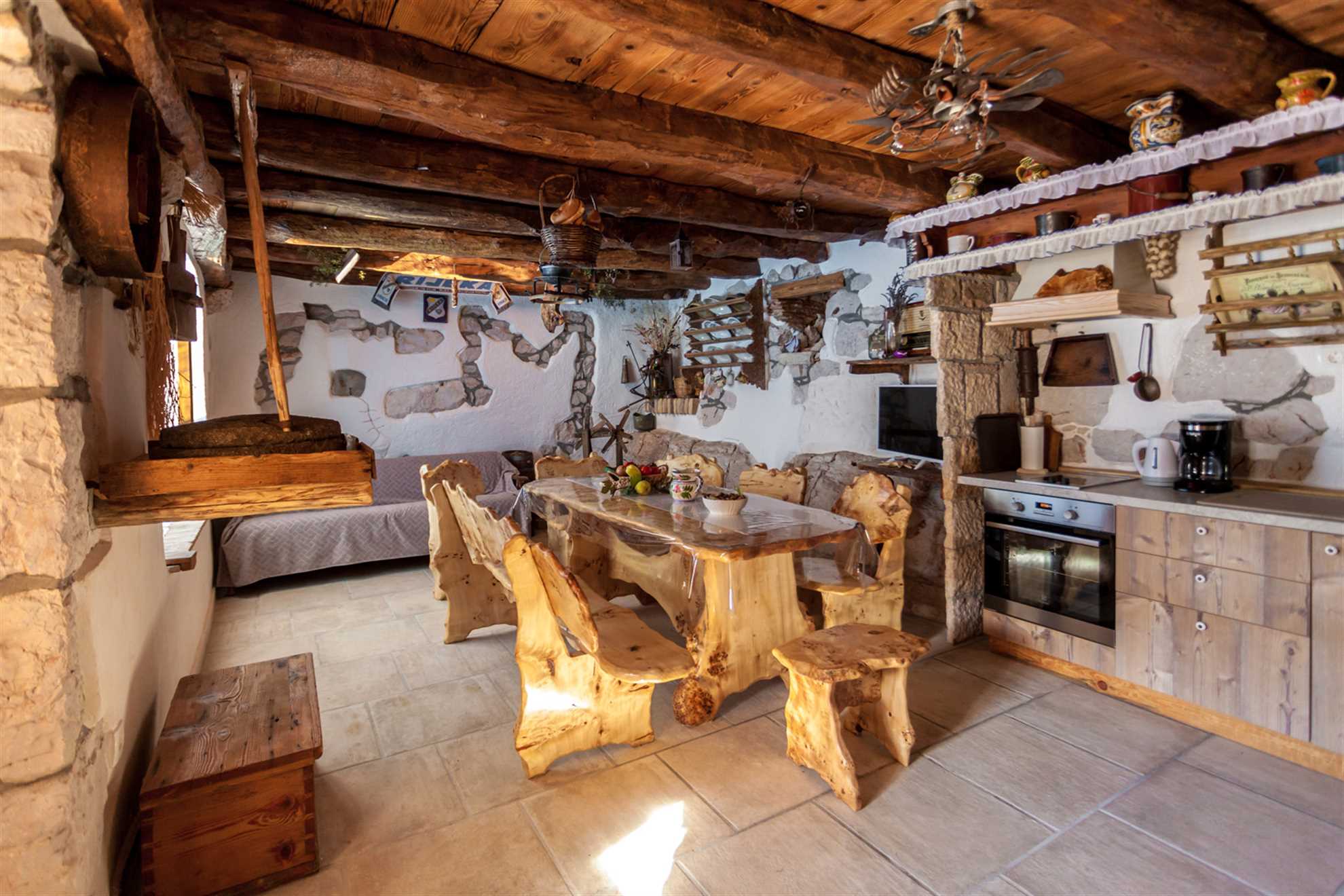 Rustic stone house Villa Dunatić with a private pool