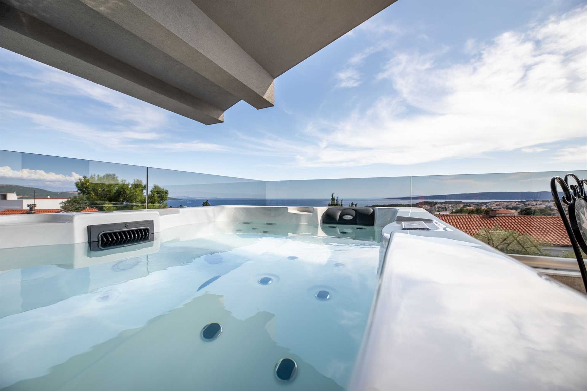 Luxury Penthouse Apartment IV. with a private Jacuzzi in Villa Adria Apartments