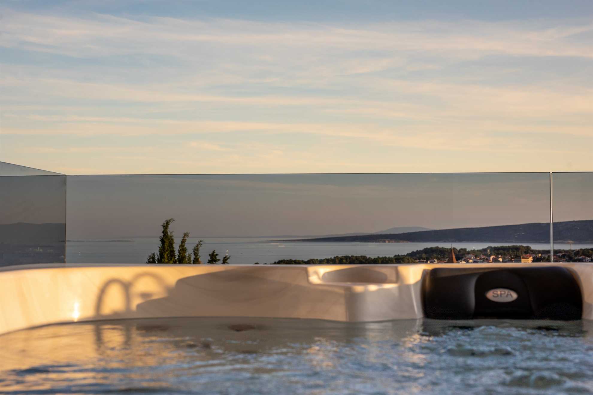Luxury Penthouse Apartment IV. with a private Jacuzzi in Villa Adria Apartments