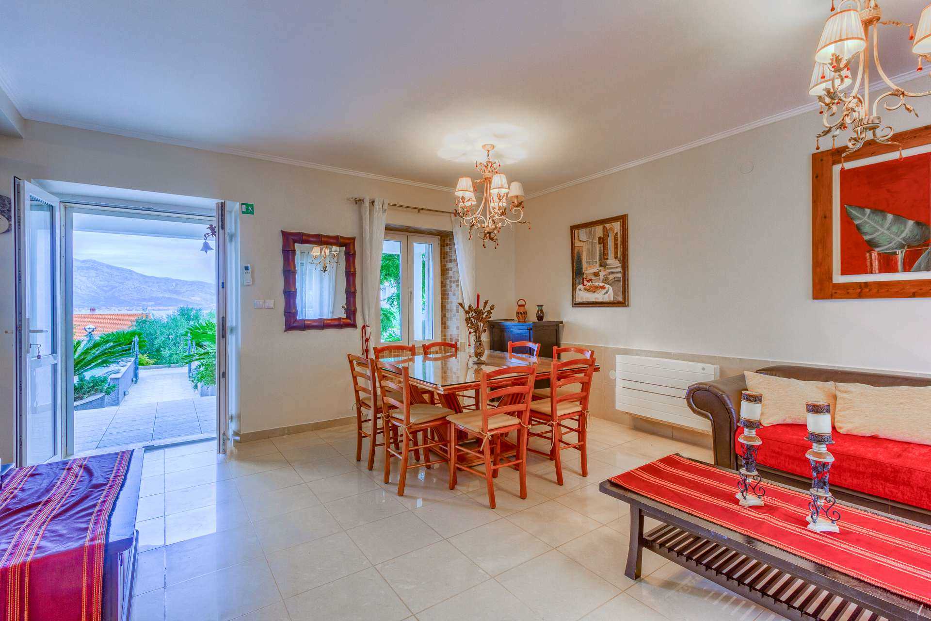 Villa Southern Beauty - six bedroom villa with a pool and jacuzzi on Island Korčula