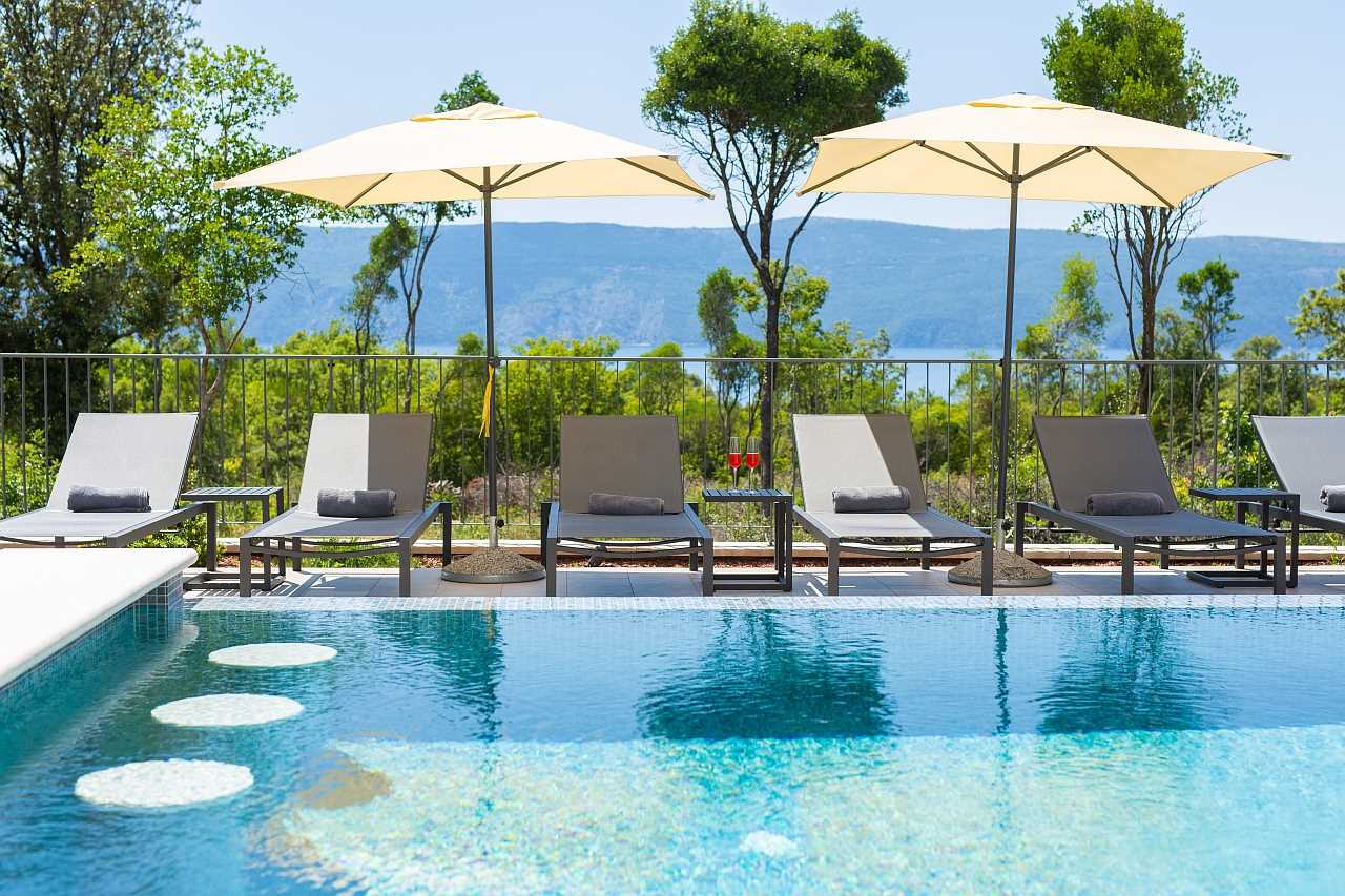 Villa LORD mit beheiztem Pool, Whirlpool und Sauna