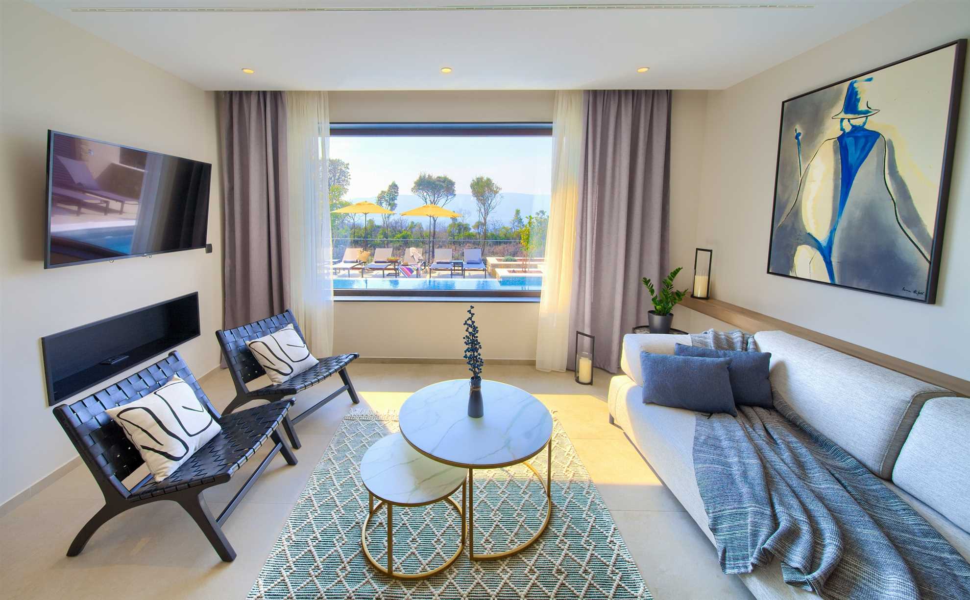 Villa LORD mit beheiztem Pool, Whirlpool und Sauna