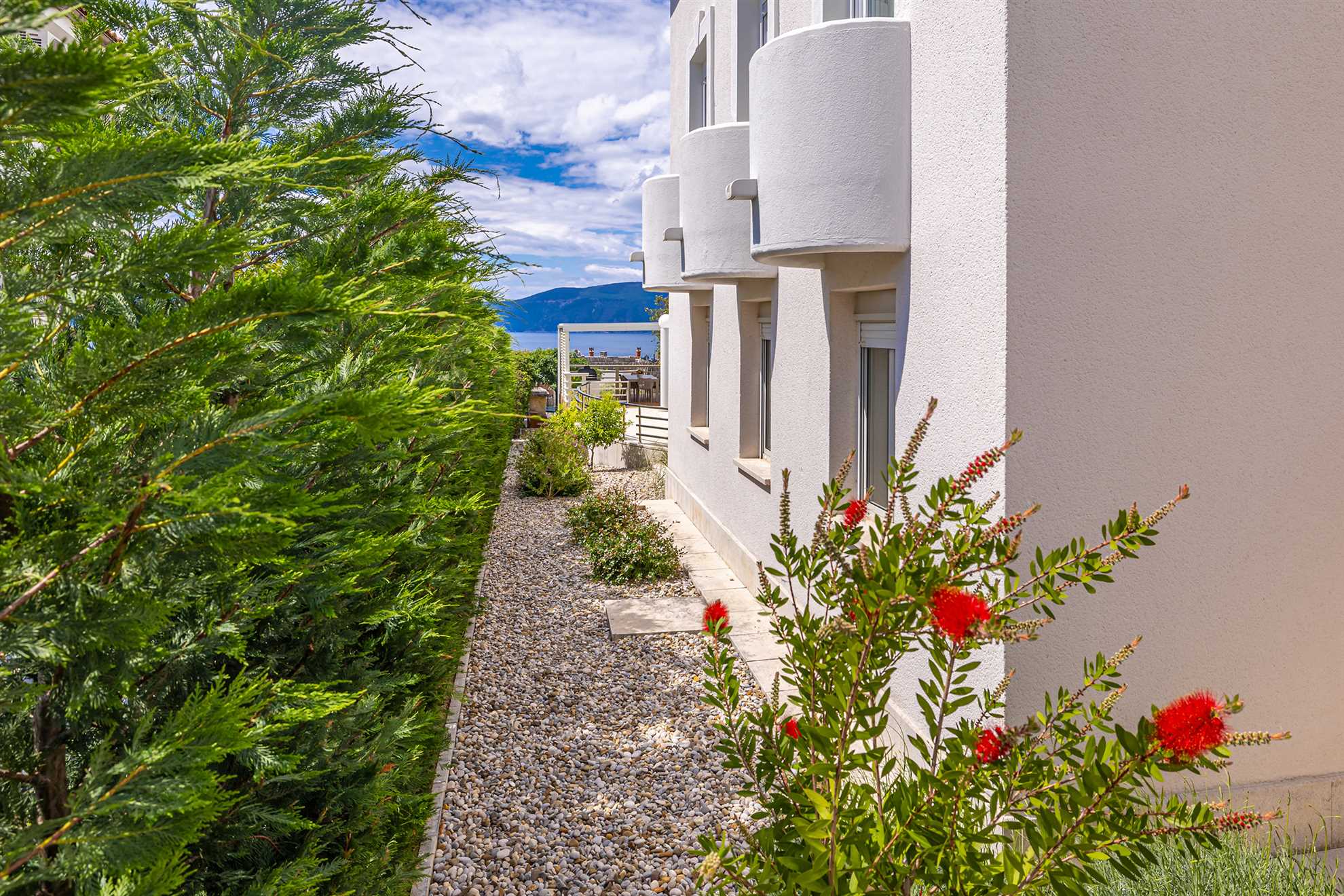 Villa PIANO mit herrlichem Meerblick