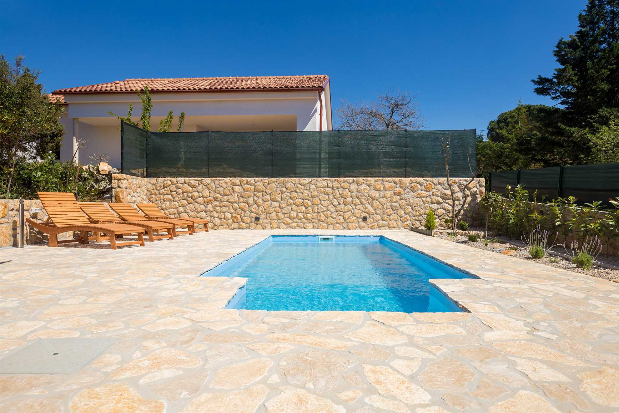 Apartment JENNY 1 with pool and sea view