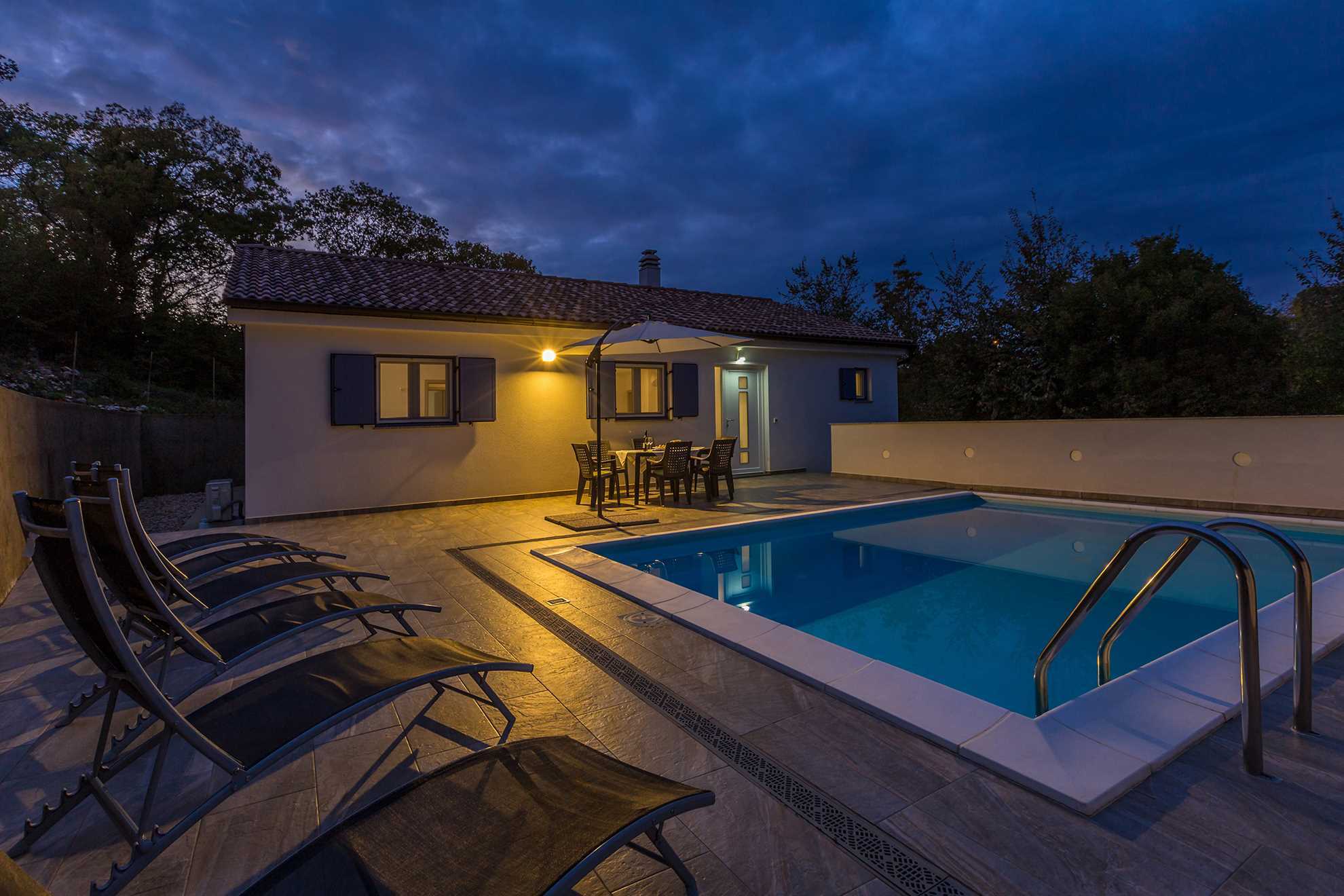 Počitniška hiša Tranquility z zasebnim bazenom