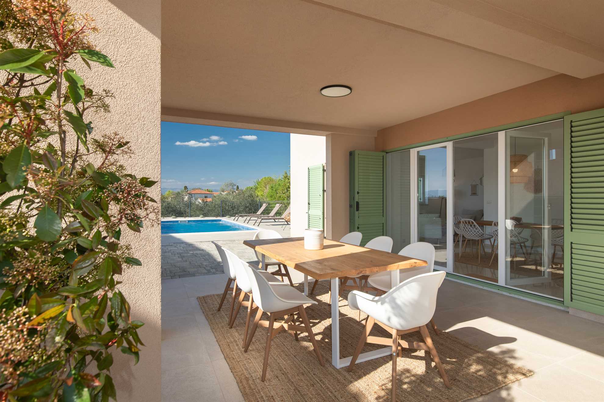 Villa OLIVE OCEAN mit Pool und Meerblick