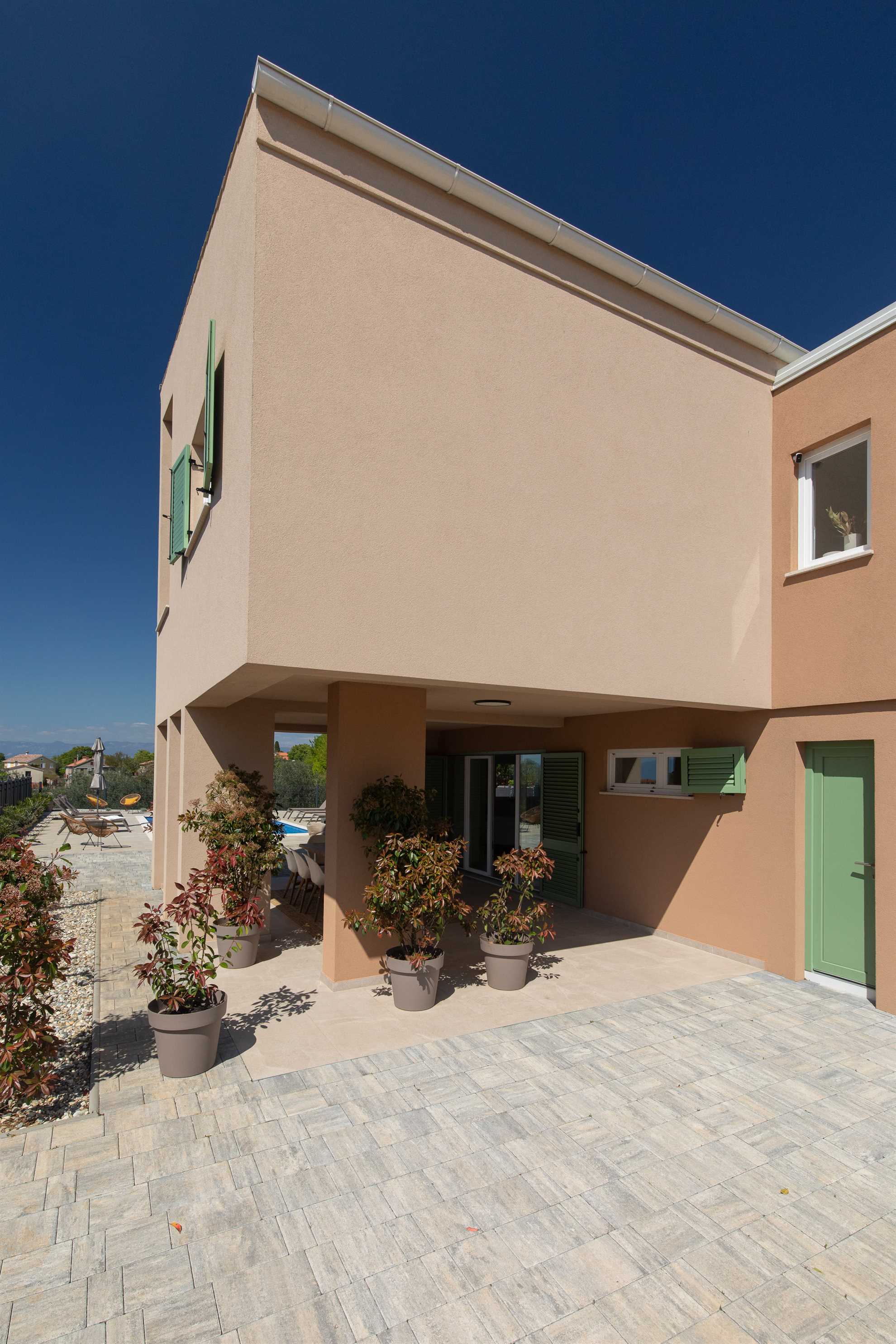 Villa OLIVE OCEAN mit Pool und Meerblick