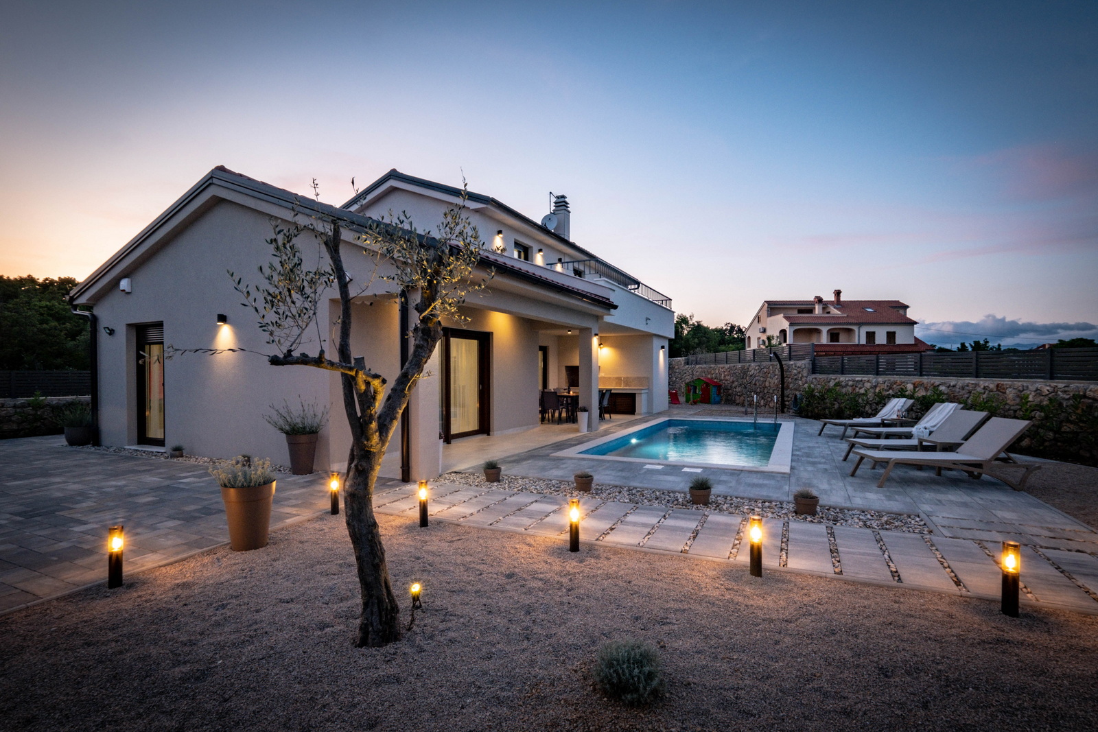 Ferienhaus JEWEL mit privatem Pool