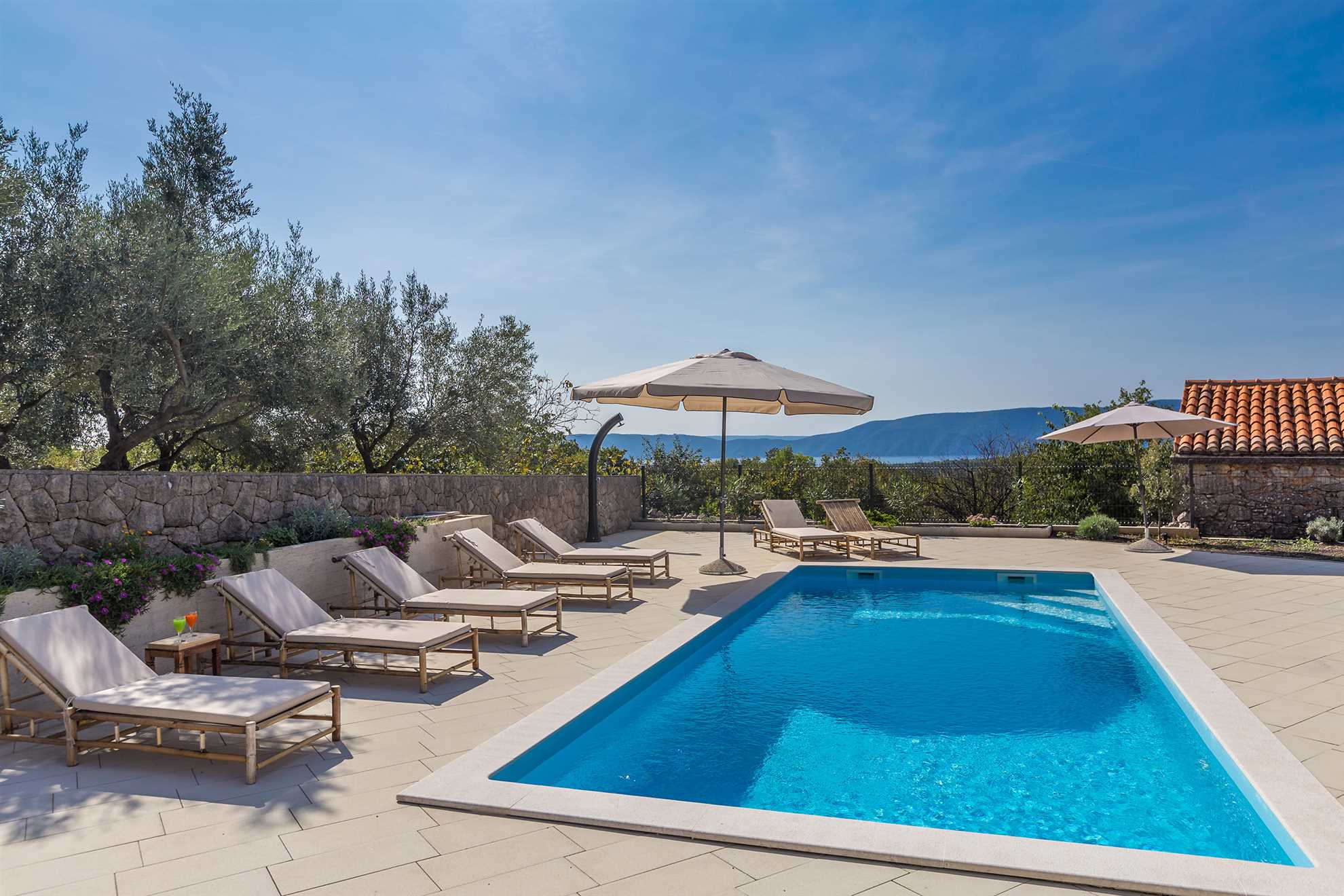 Ferienhaus LUNA mit Pool