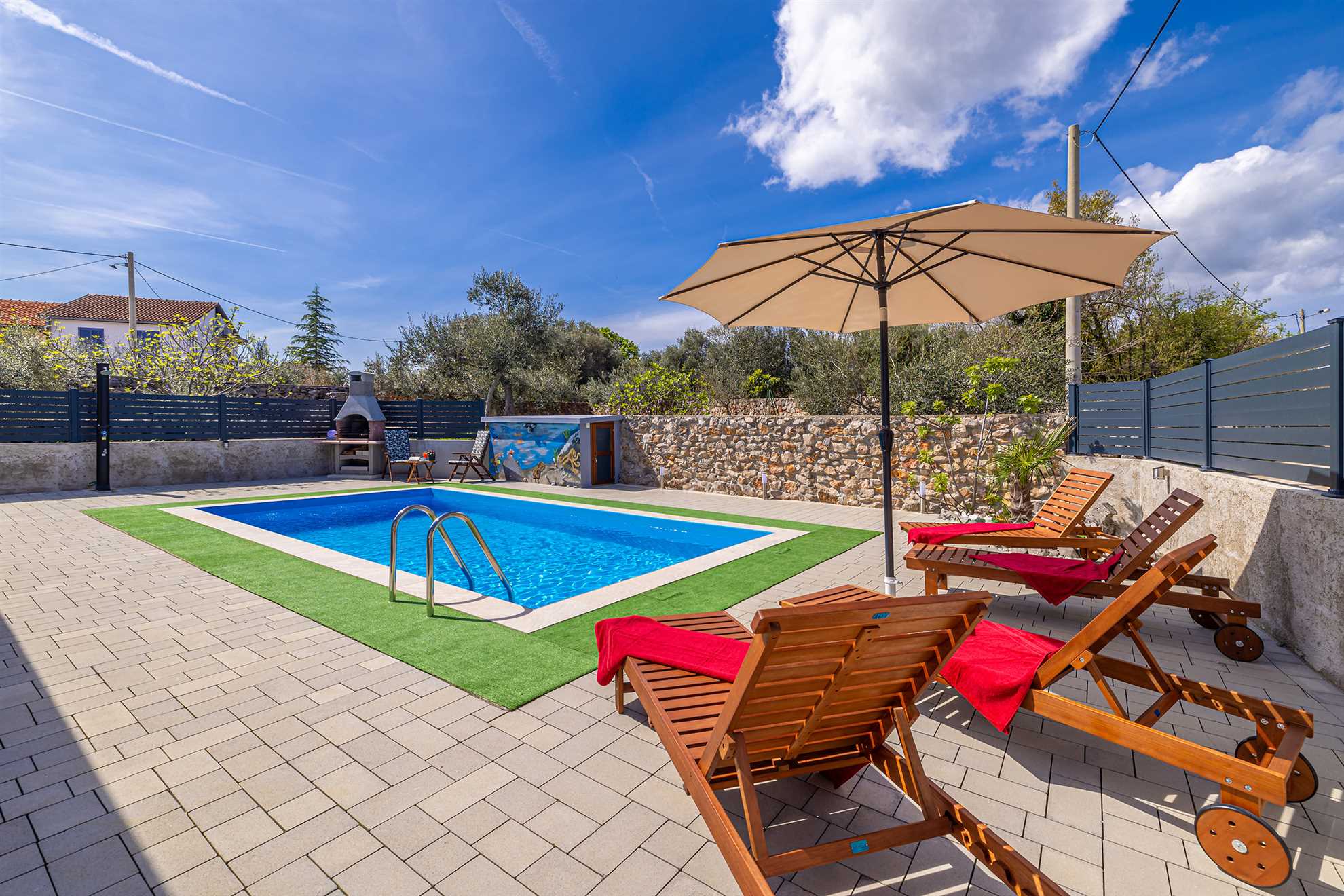 Holiday house ASLAN with pool