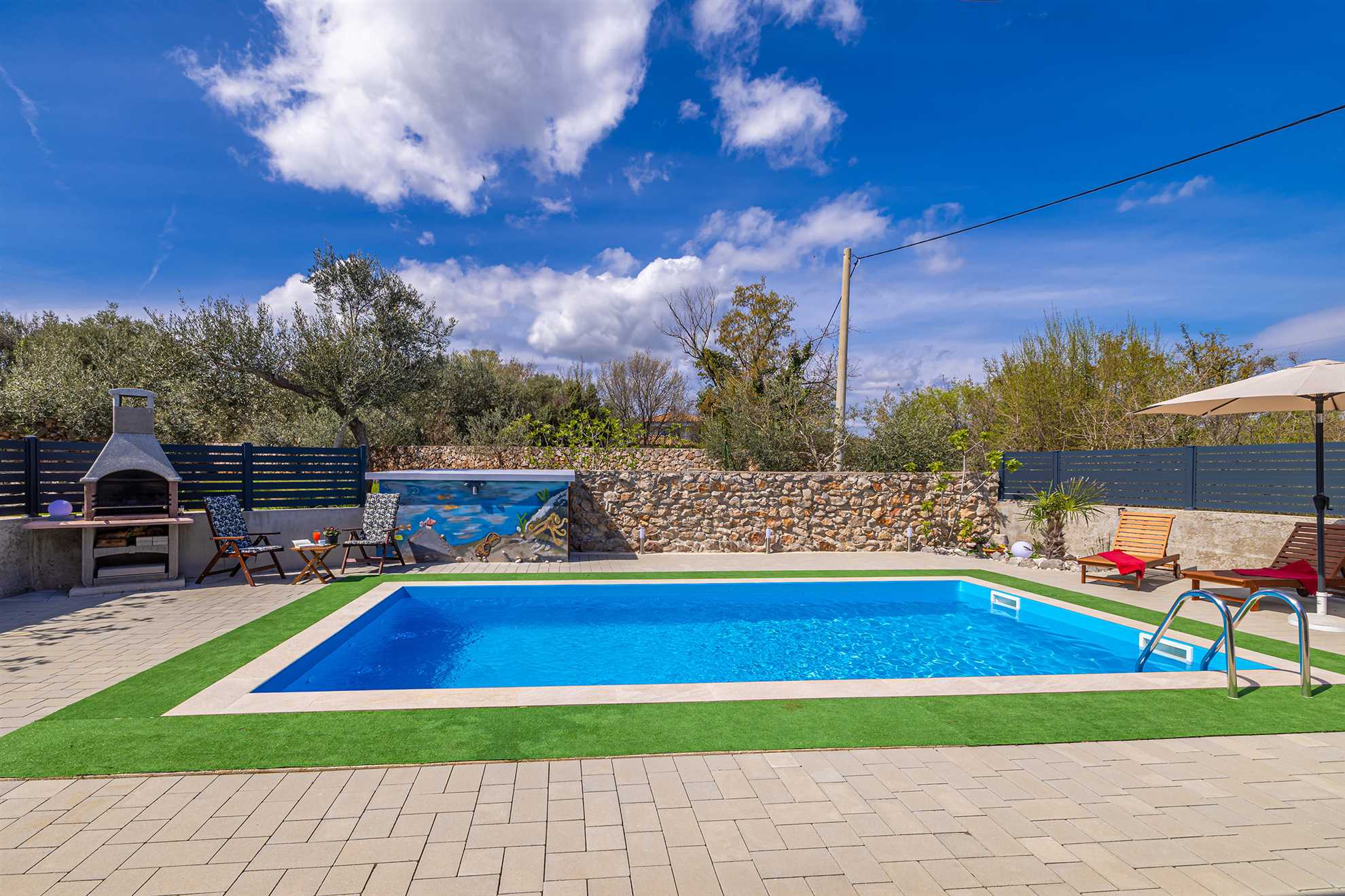 Holiday house ASLAN with pool