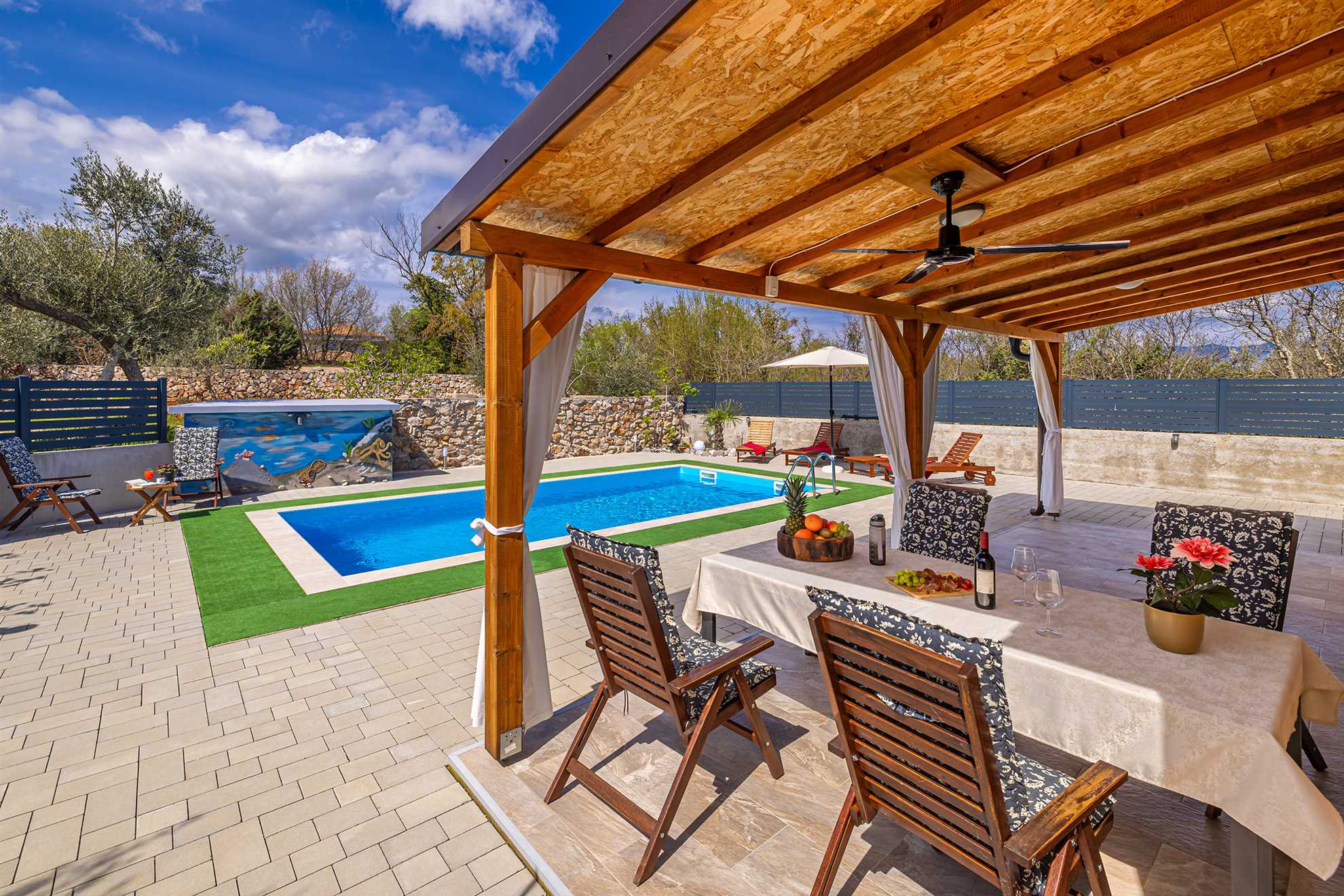 Holiday house ASLAN with pool