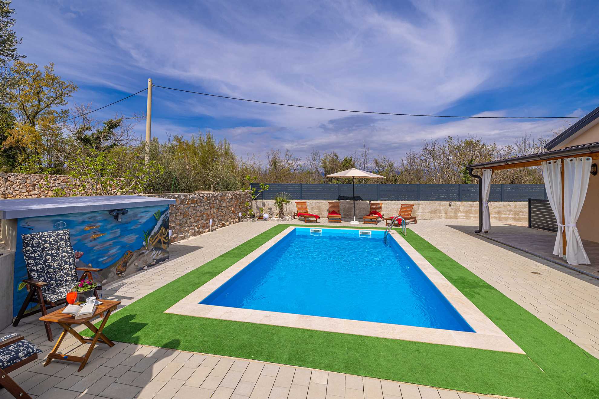 Holiday house ASLAN with pool