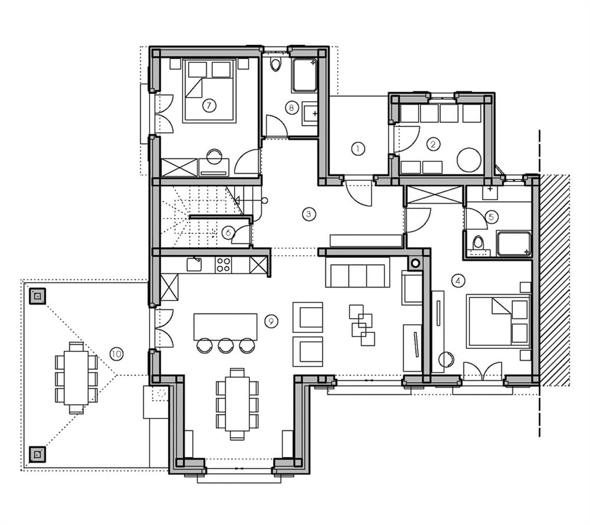 Villa Veronika – Design Steinvilla der Ruhe