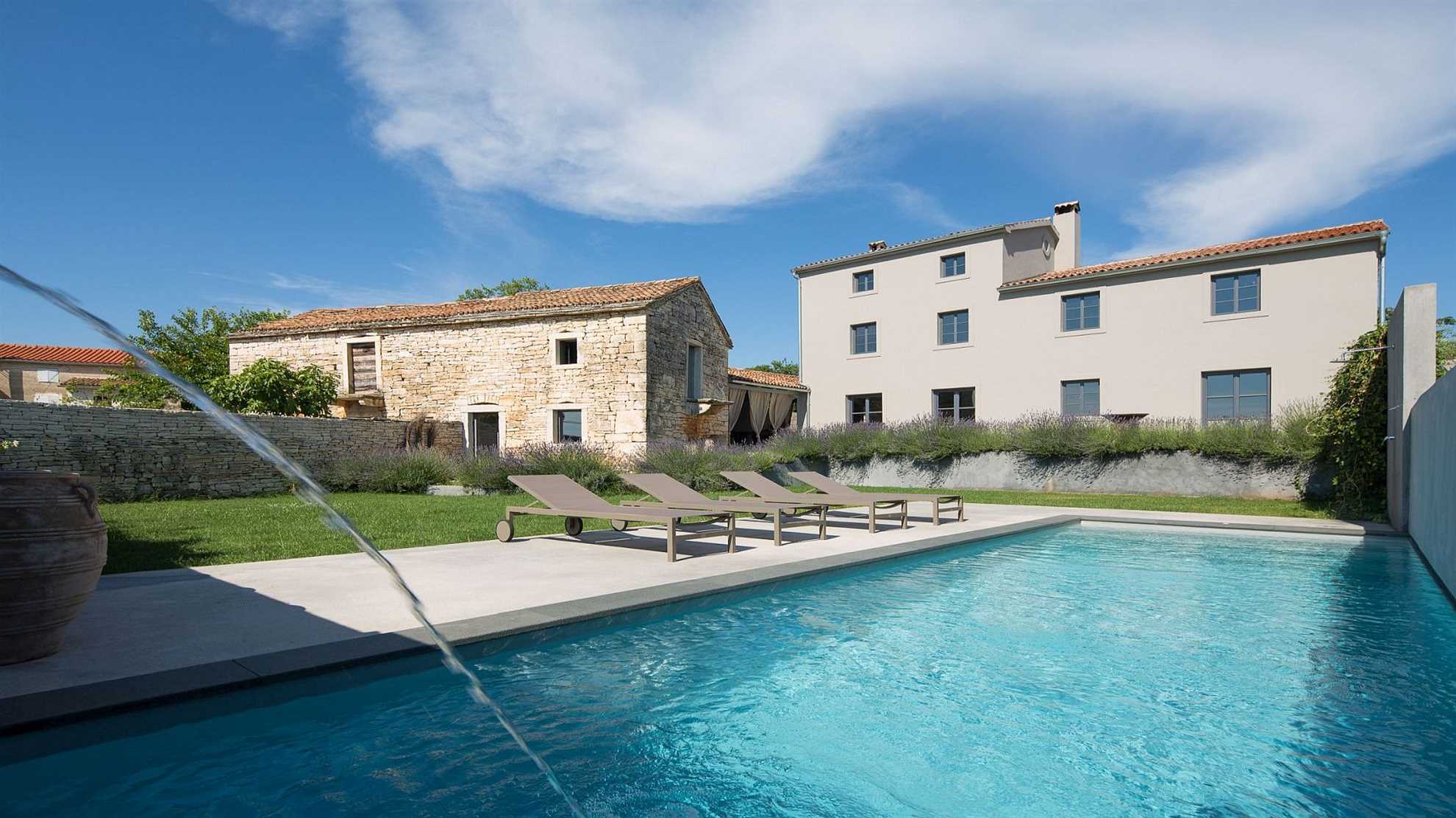 Rustic luxury villa with stunning interior