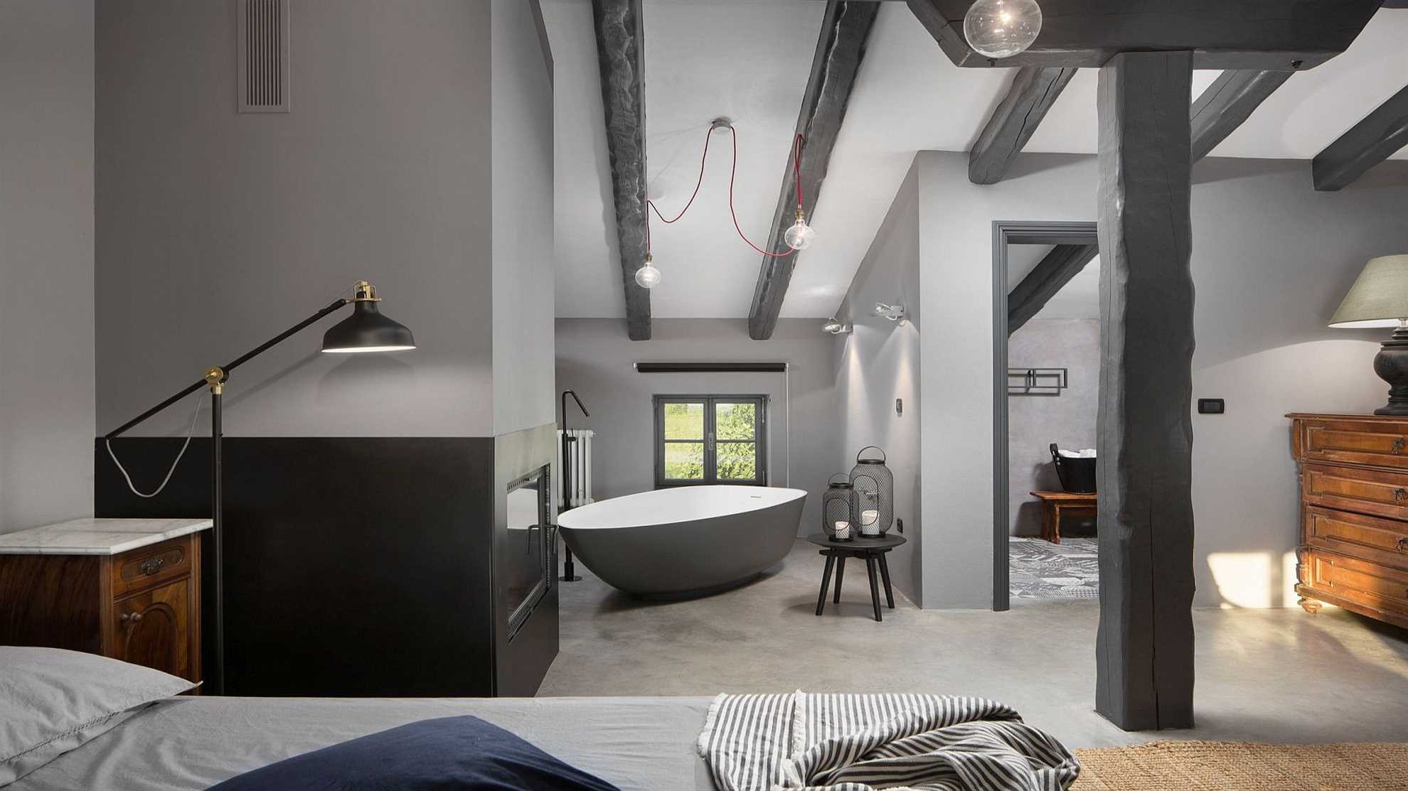 Rustic luxury villa with stunning interior