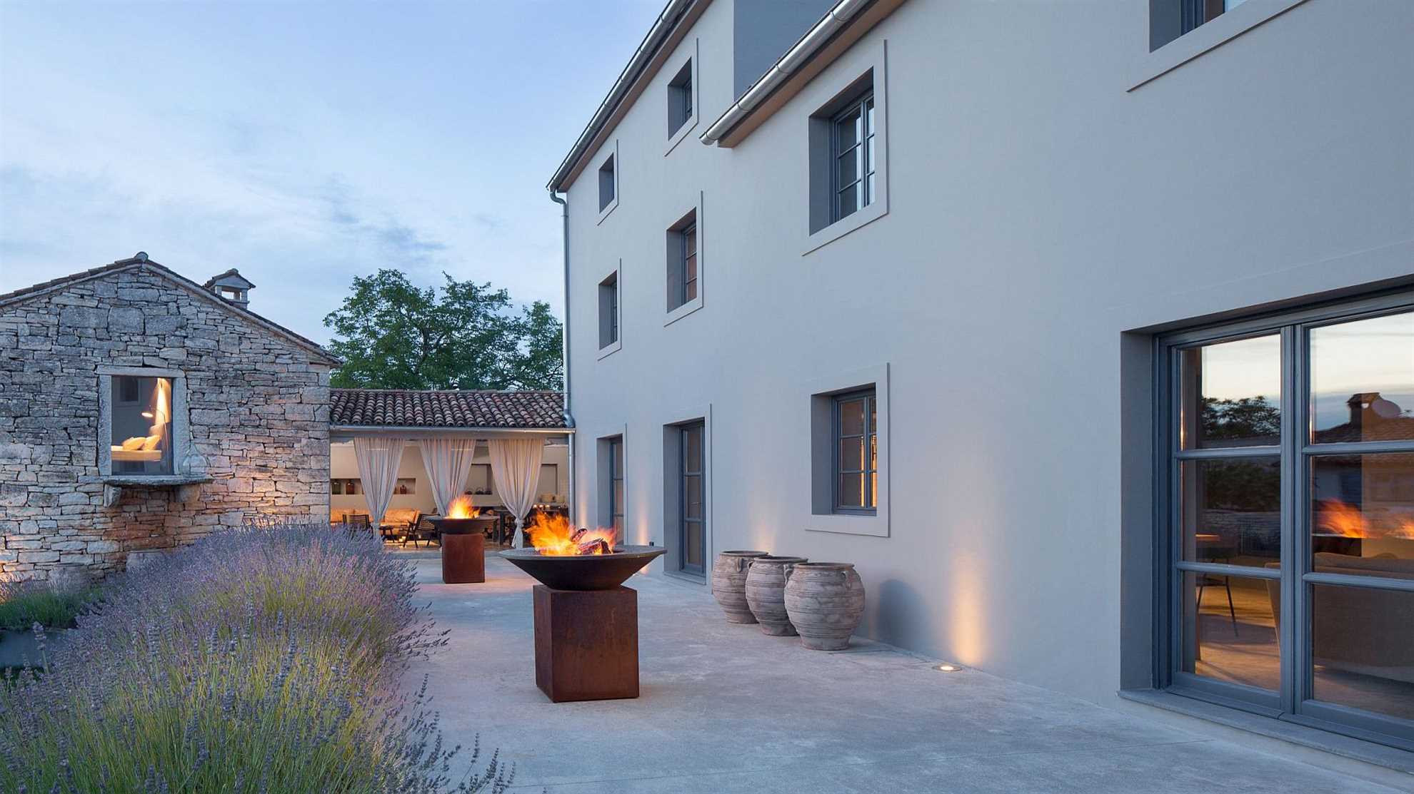Rustic luxury villa with stunning interior