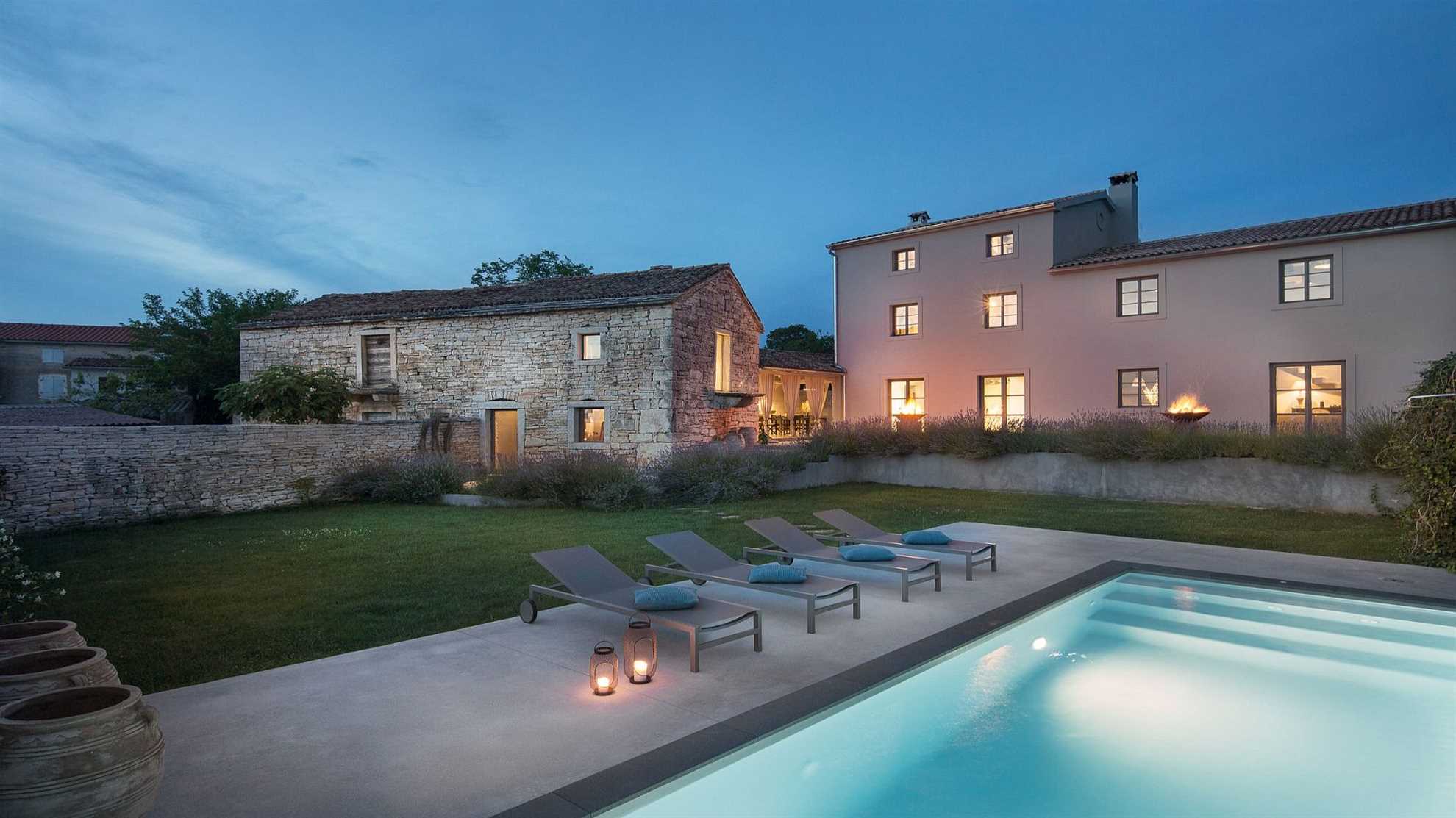 Rustic luxury villa with stunning interior