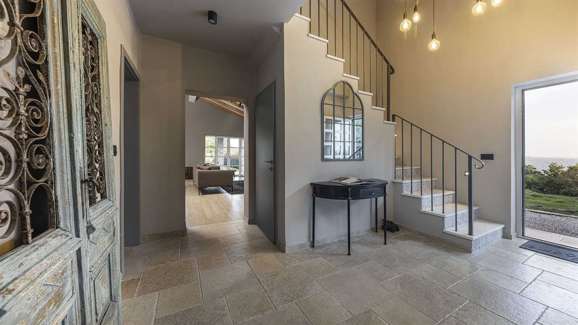 Beautiful stone villas complex near Tinjan