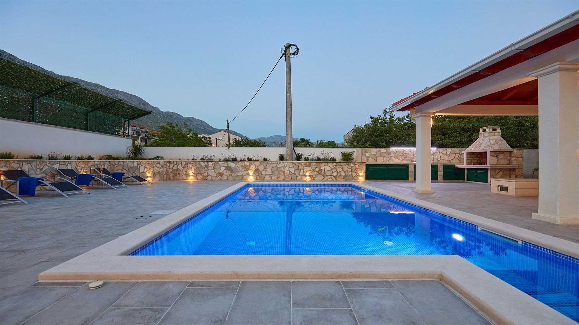 Spacious villa with elevator near Dubrovnik