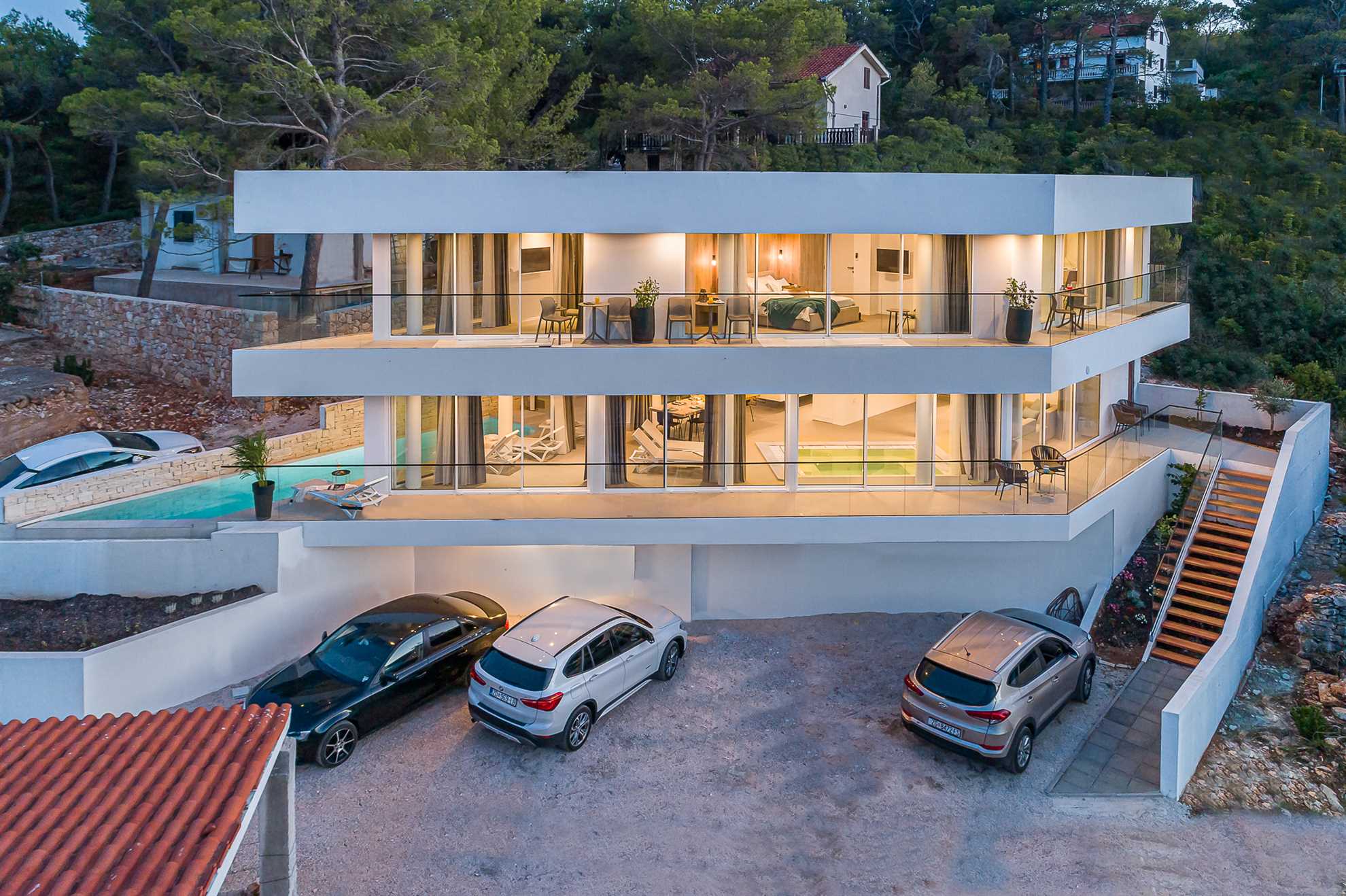 Villa with sauna and indoor jacuzzi in Vrboska