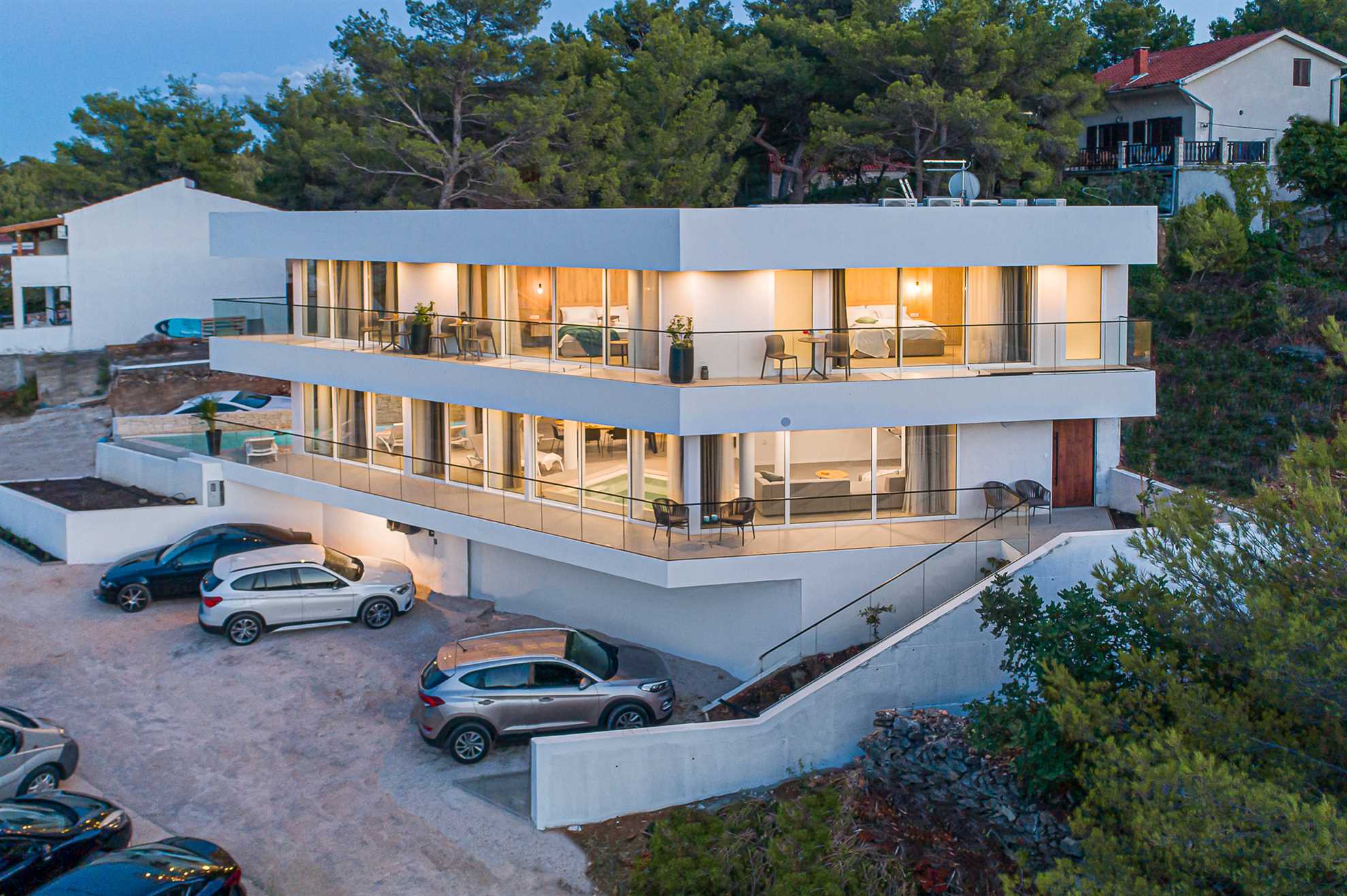 Villa with sauna and indoor jacuzzi in Vrboska