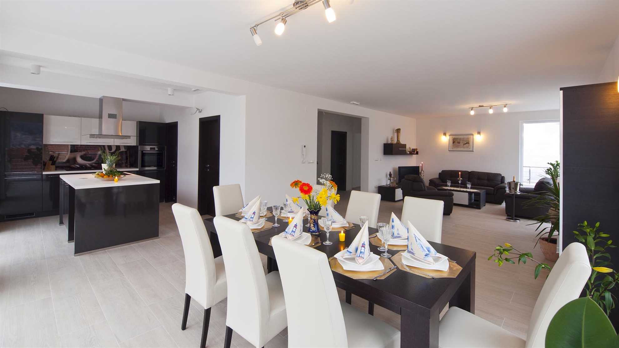 Modern villa with swimming pool near Dubrovnik
