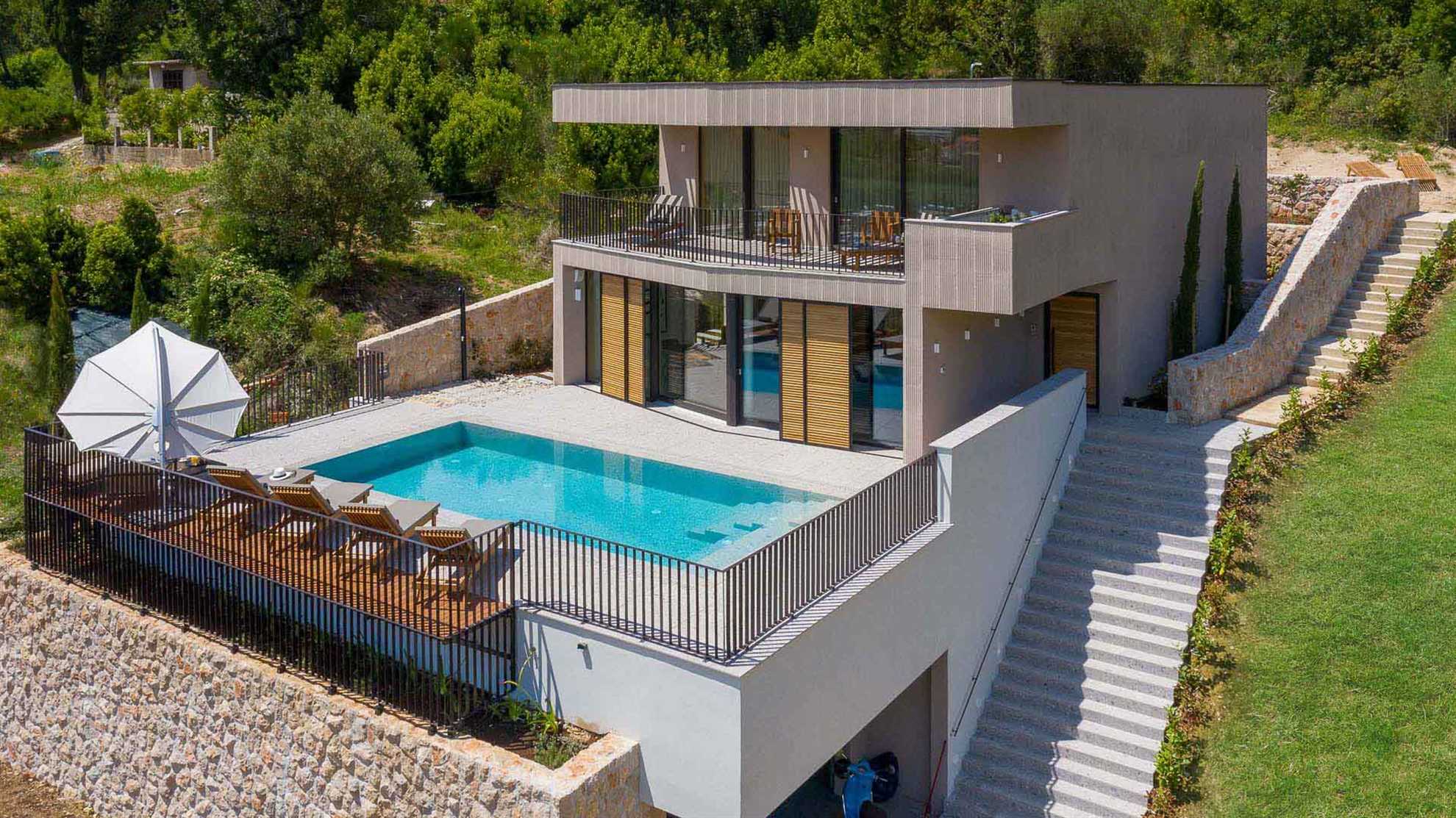Luxurious villa near Dubrovnik with amazing view