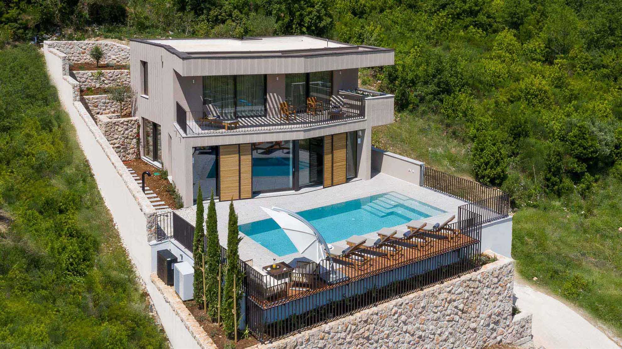 Luxurious villa near Dubrovnik with amazing view