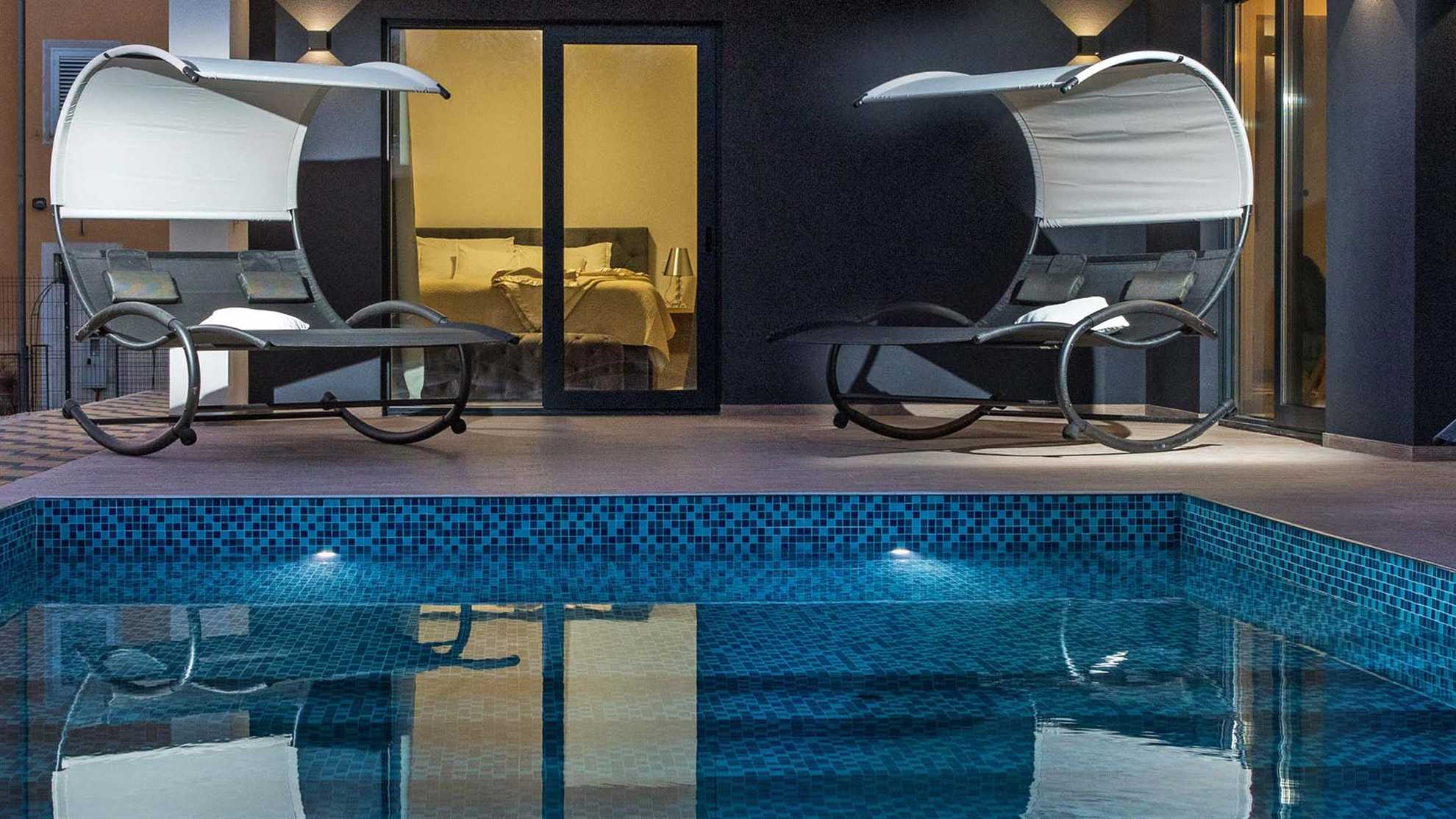 Stylish villa near Dubrovnik with a swimming pool