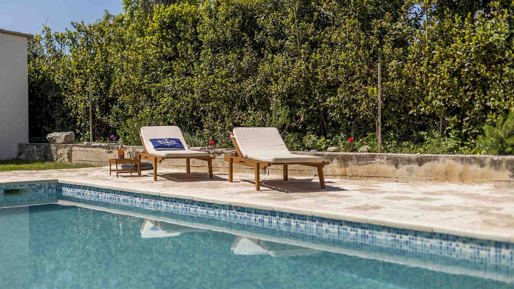 Poolside villa on special location in Solin