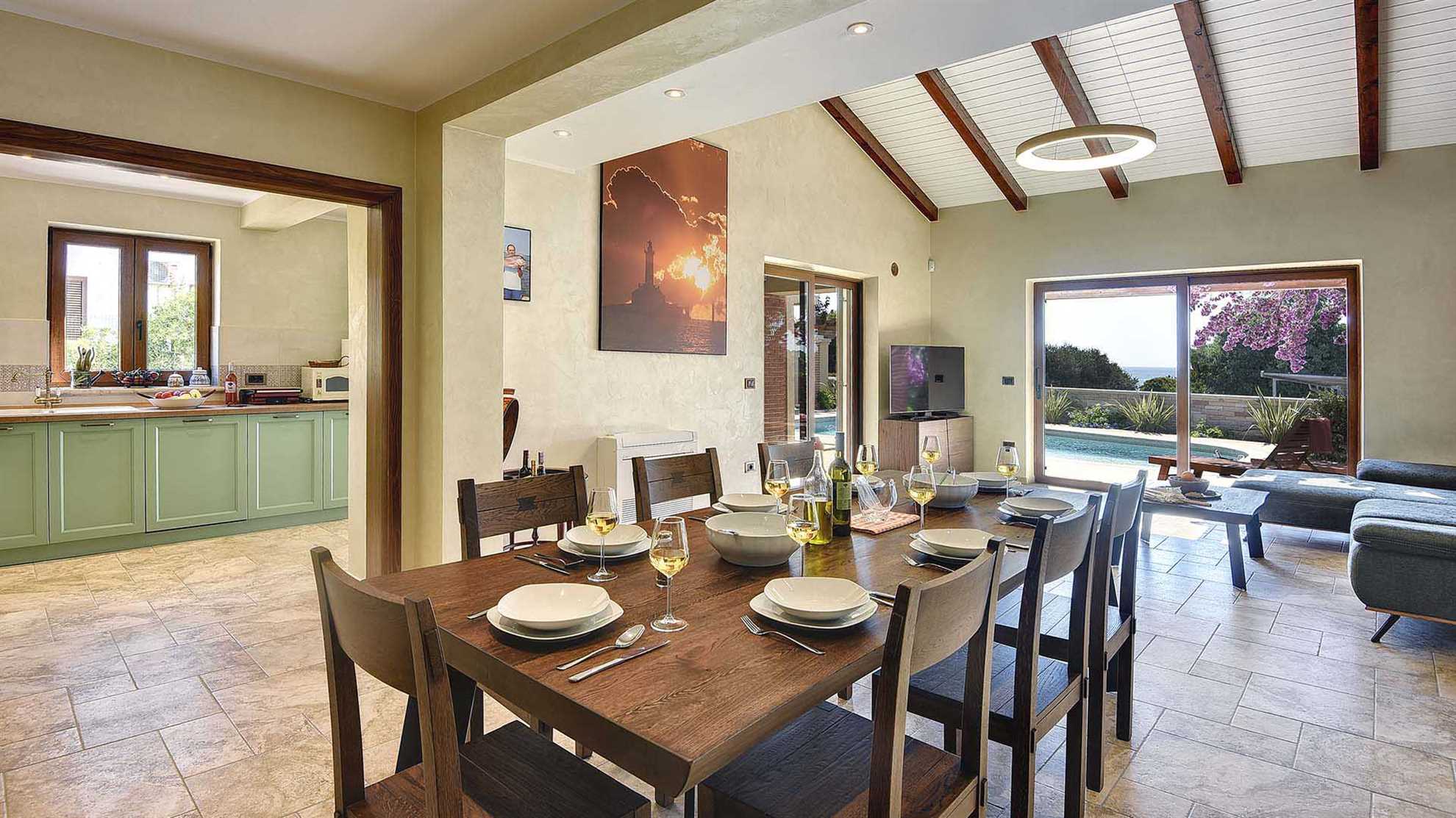 A modern, poolside villa in Premantura, Istria