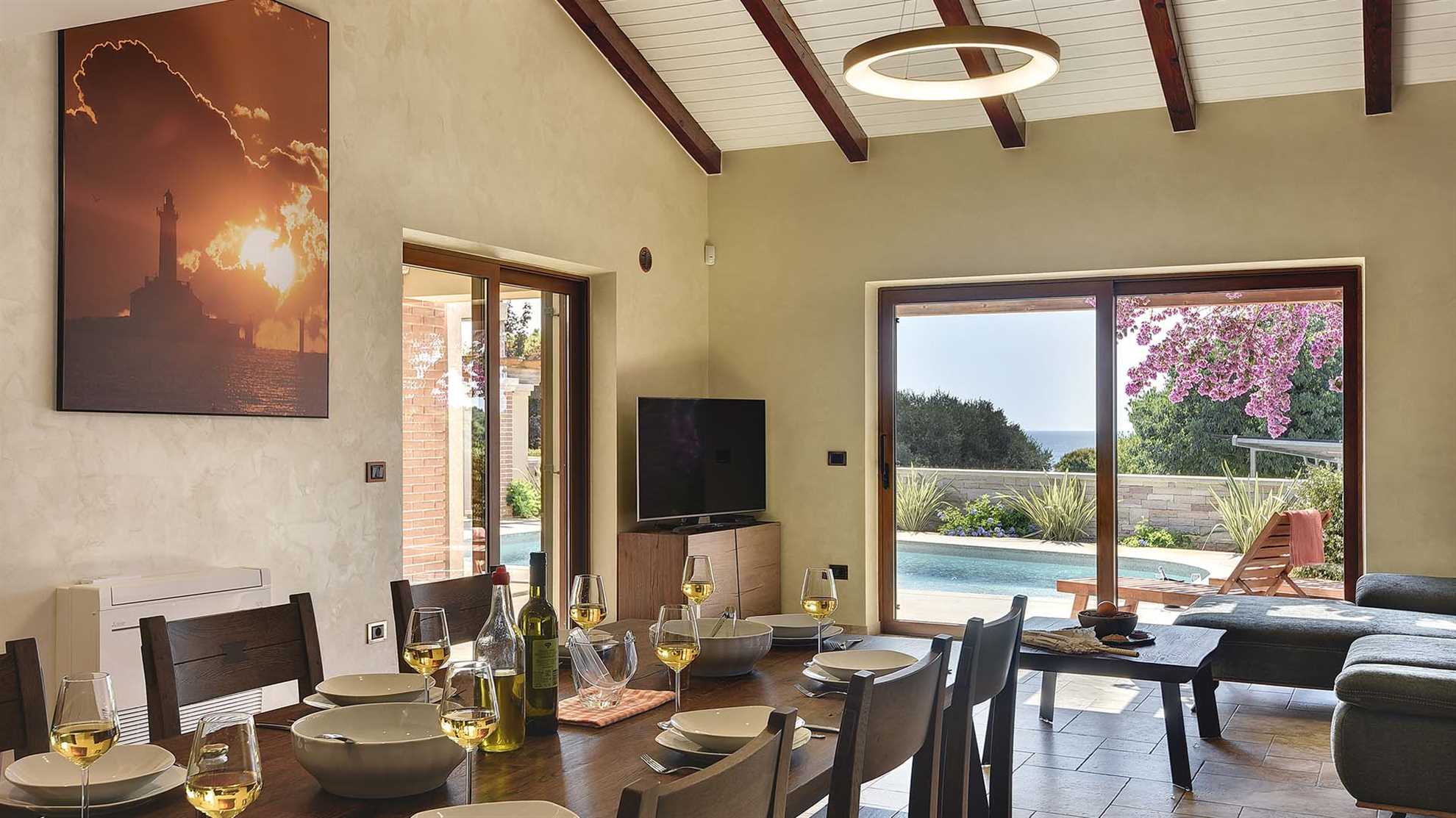 A modern, poolside villa in Premantura, Istria