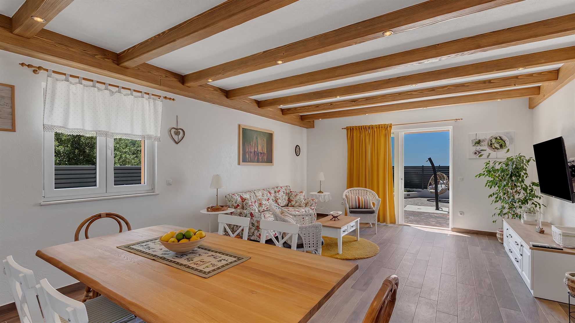 Poolside villa in Makarska with stunning sea view
