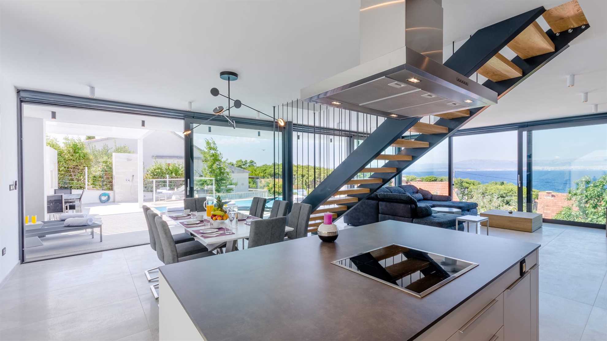 The beautiful, contemporary villa in Sutivan