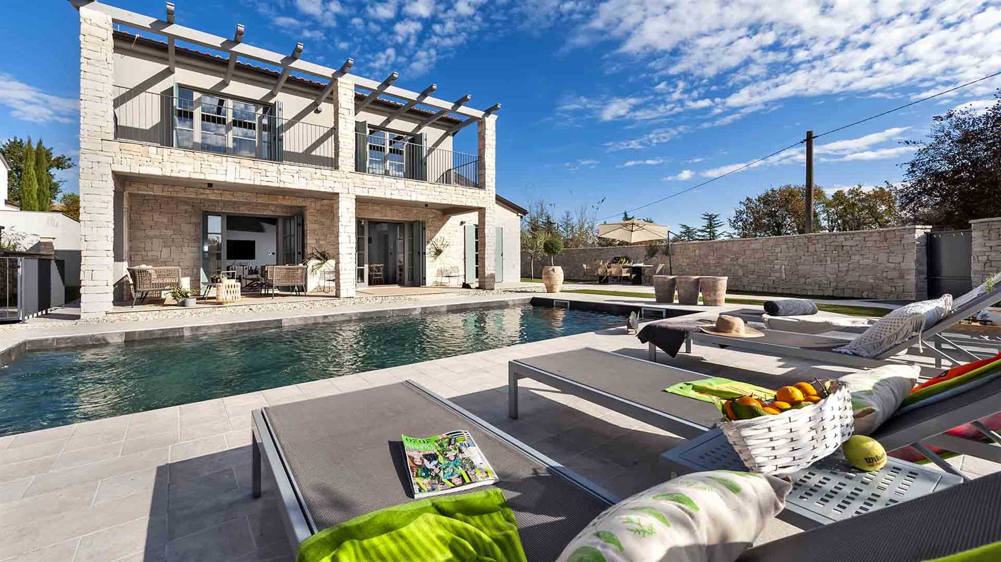 A sophisticated, contemporary villa near Rovinj