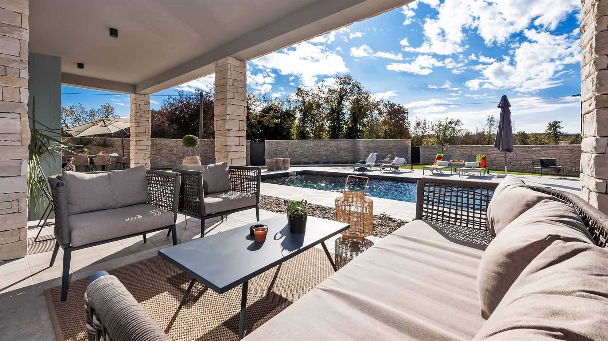 A sophisticated, contemporary villa near Rovinj
