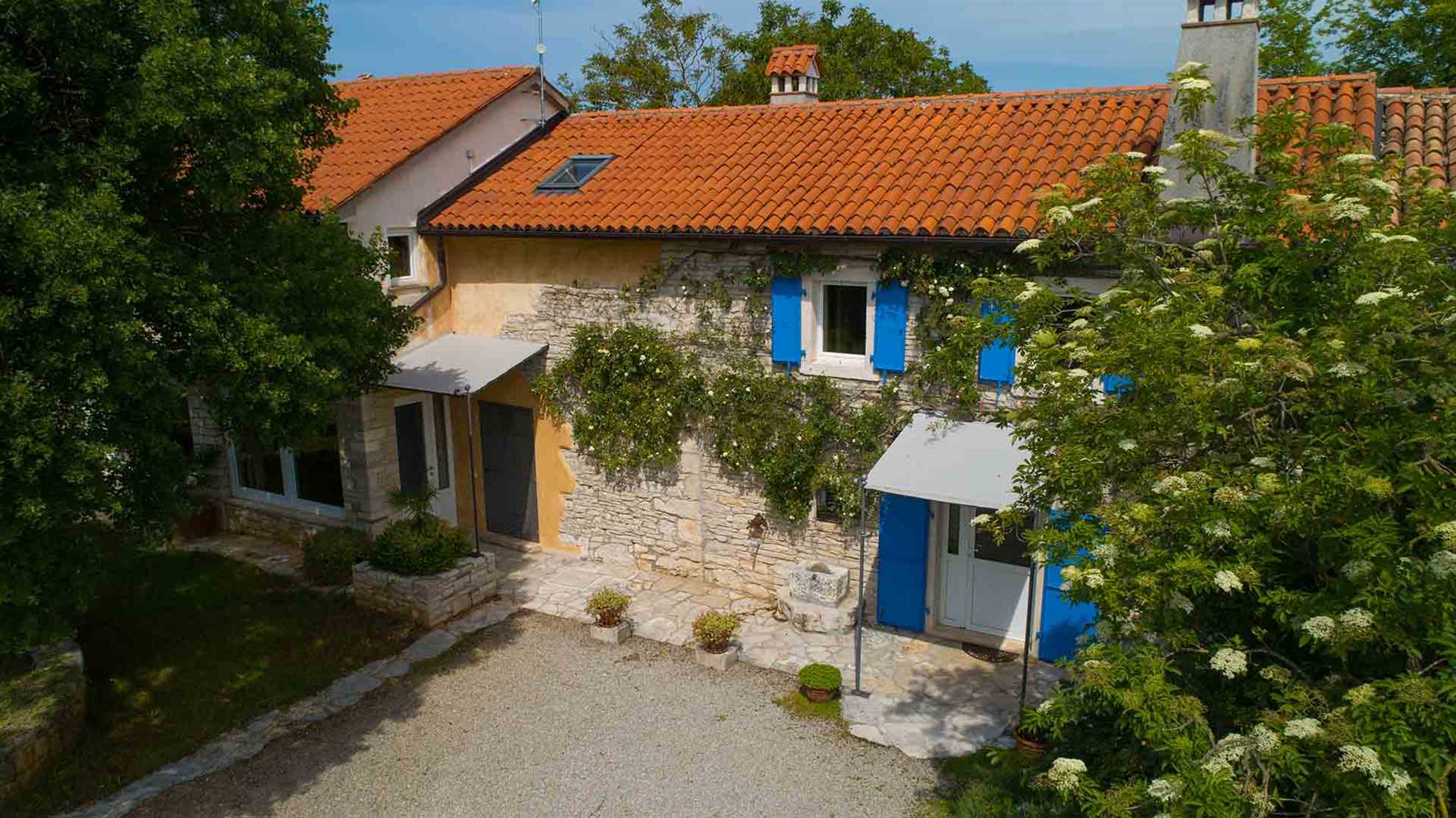A heritage villa in Istria with a designer swimming pool